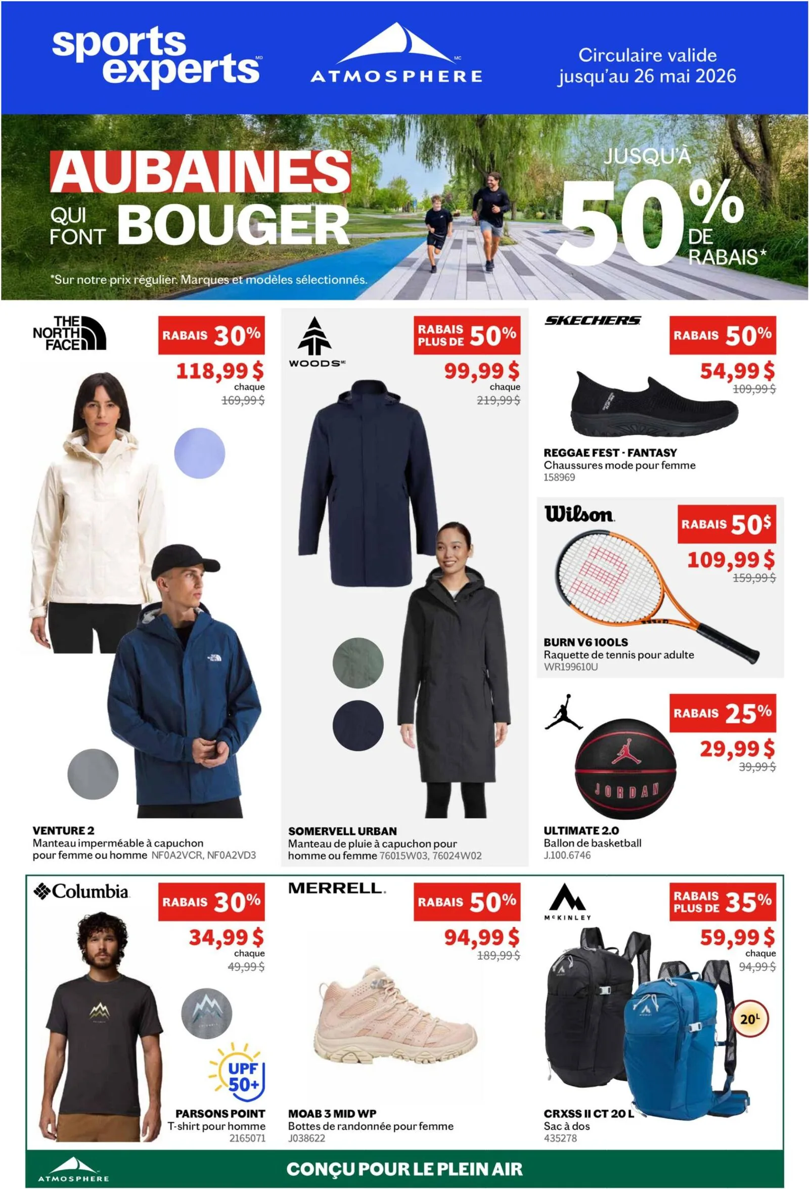 Page 1 de la Circulaire Sports Experts du 13 au 26 mai 2026