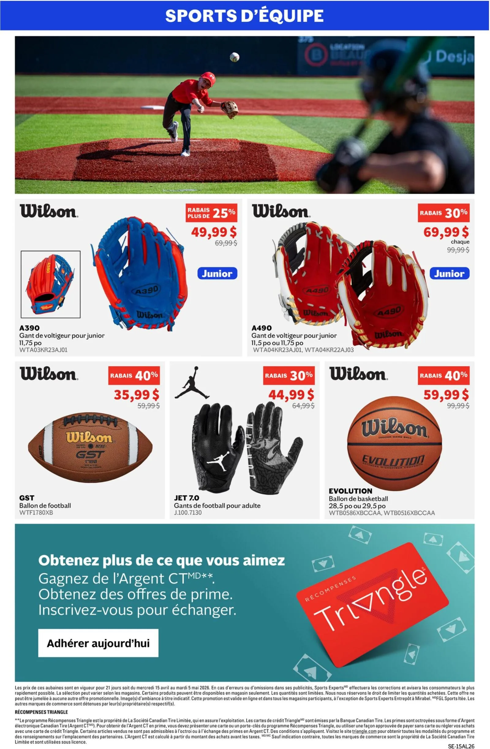 Page 6 de la Circulaire Sports Experts du 15 avril au 5 mai 2026
