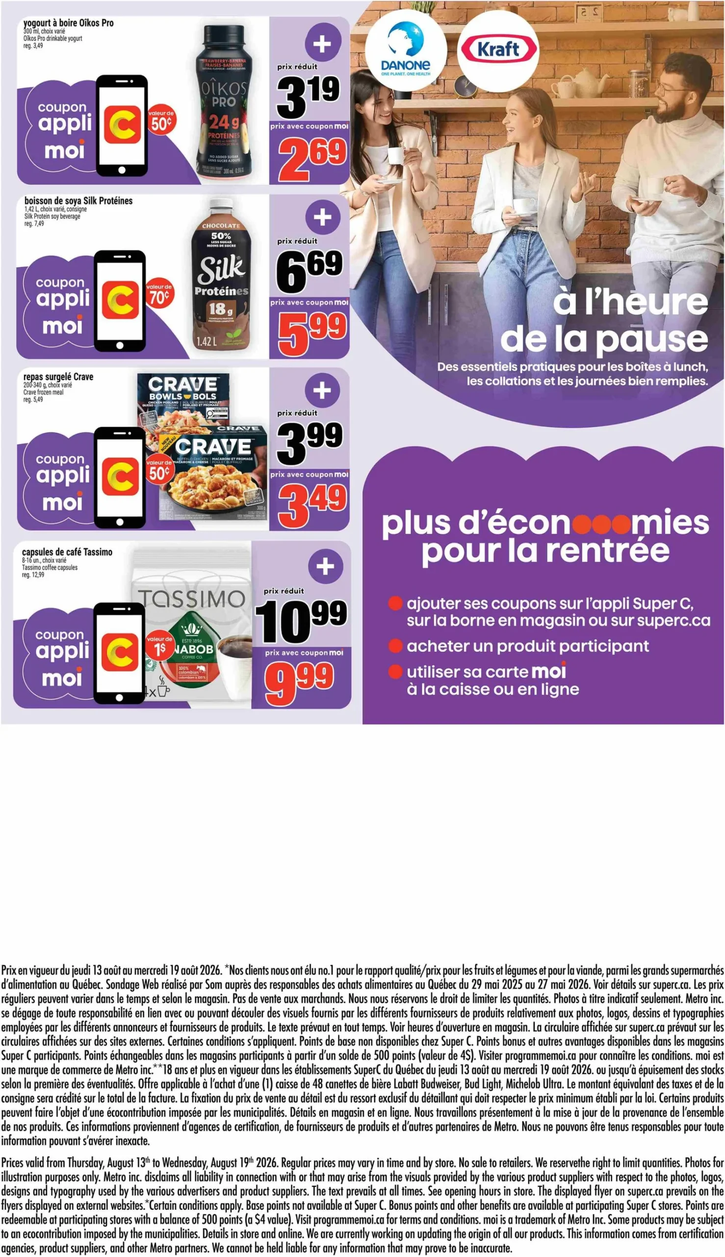 Page 16 de la Circulaire Super C du 13 au 19 août 2026