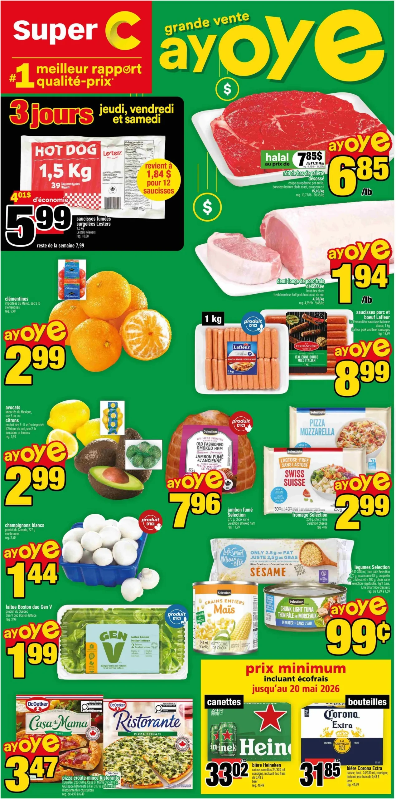 Page 1 de la Circulaire Super C du 23 au 29 avril 2026