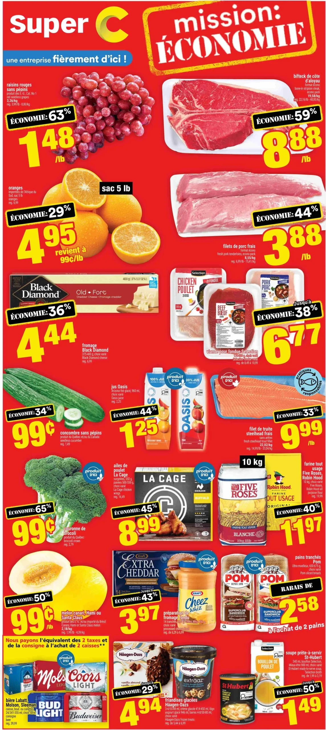 Page 1 de la Circulaire Super C du 24 au 30 septembre 2026