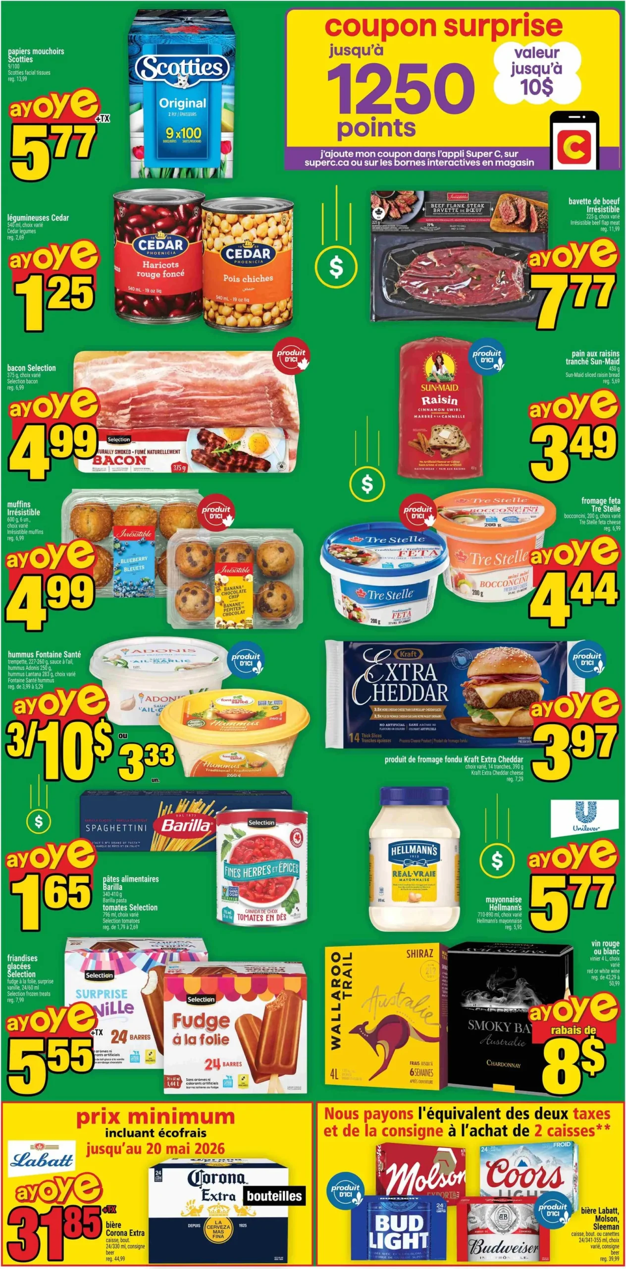 Page 2 de la Circulaire Super C du 30 avril au 6 mai 2026