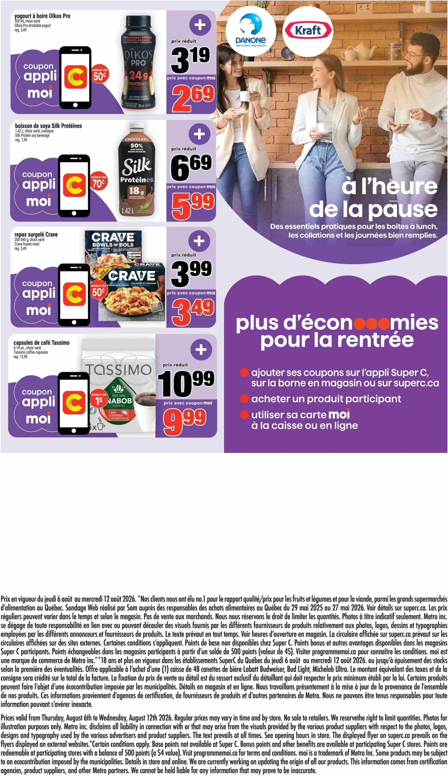 Page 18 de la Circulaire Super C du 6 au 12 août 2026