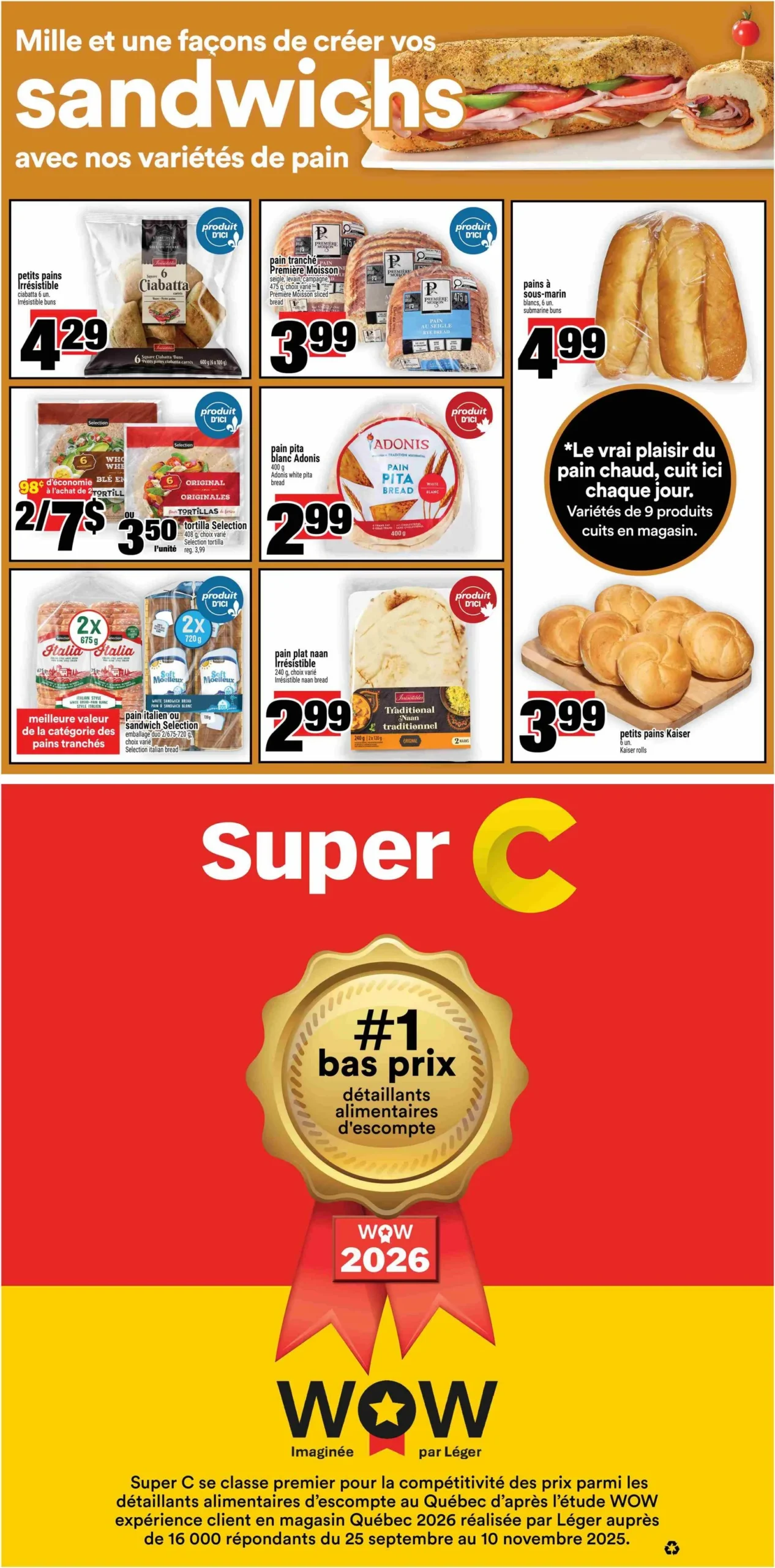 Page 8 de la Circulaire Super C du 9 au 15 juillet 2026