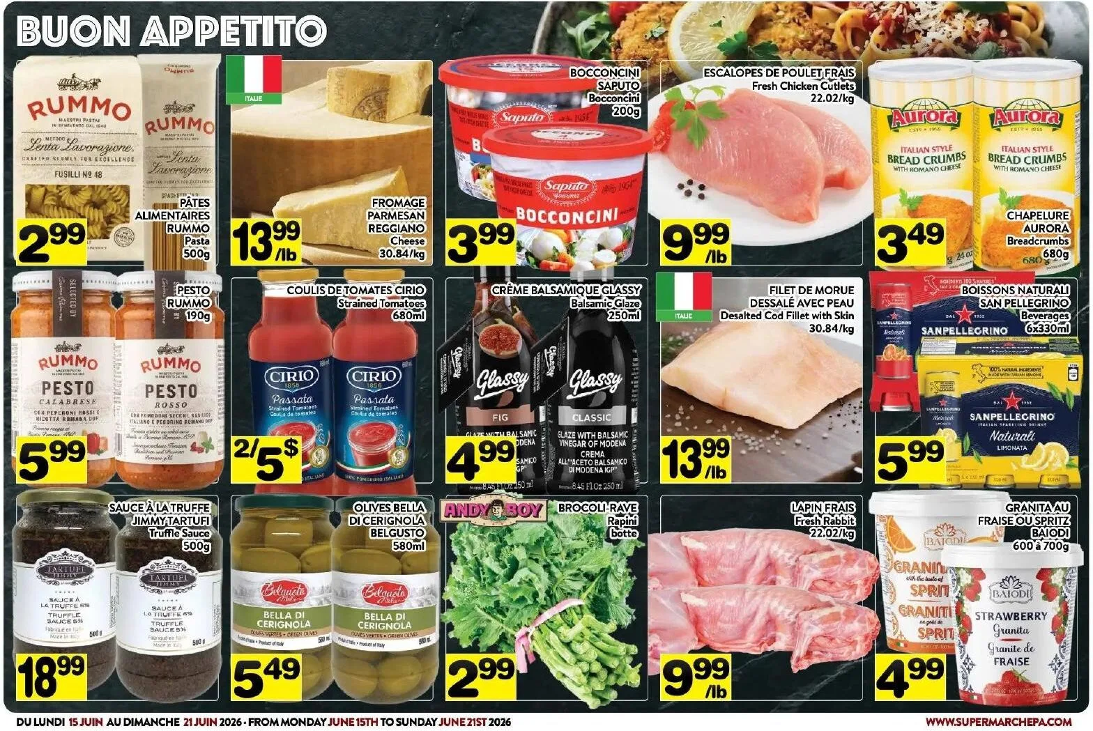 Page 2 de la Circulaire Supermarché PA du 15 au 21 juin 2026