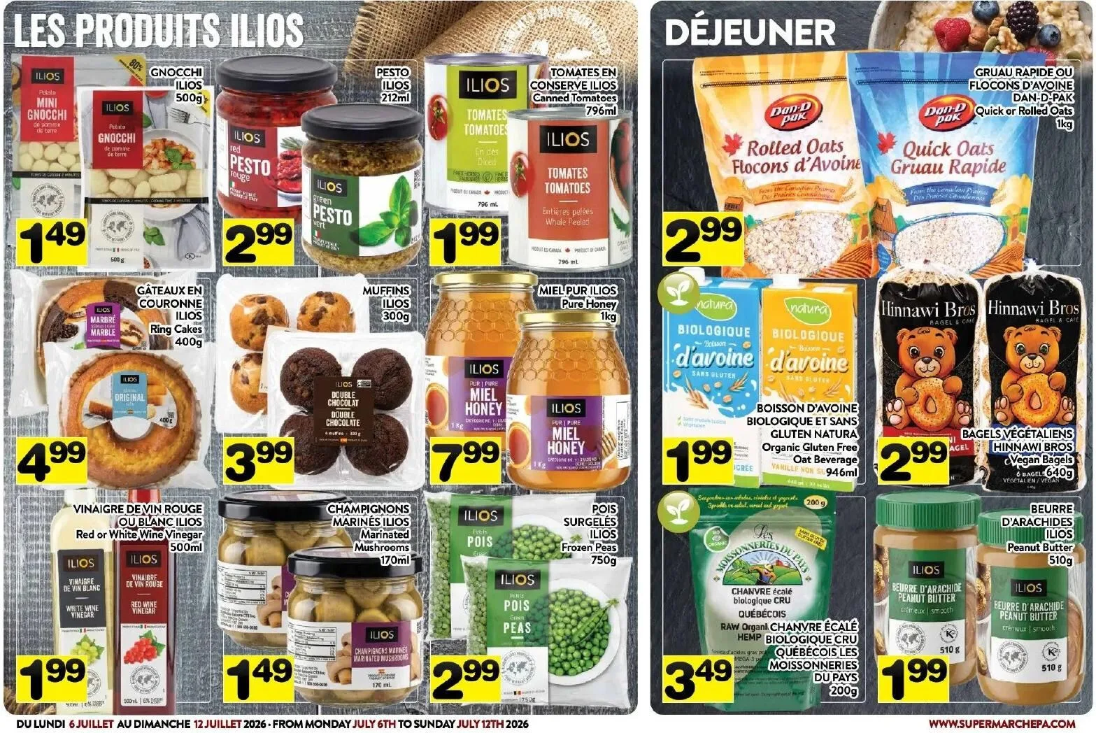 Page 3 de la Circulaire Supermarché PA du 6 au 12 juillet 2026