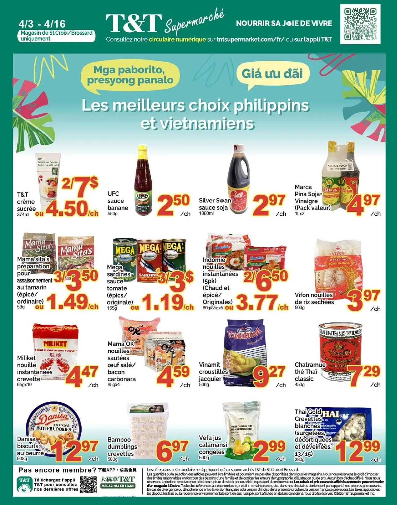 Page 5 de la Circulaire Supermarché T&T du 10 au 16 avril 2026