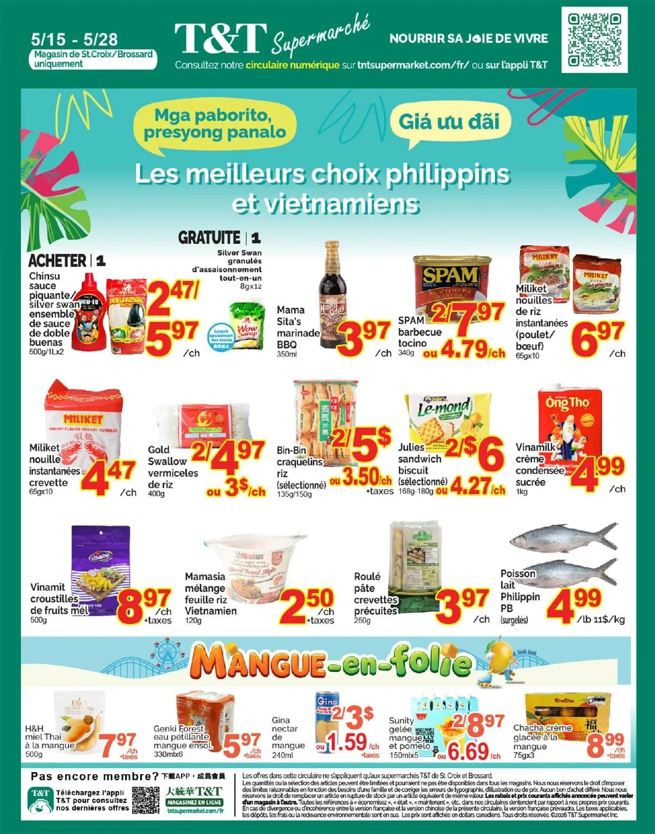 Page 7 de la Circulaire Supermarché T&T du 15 au 21 mai 2026
