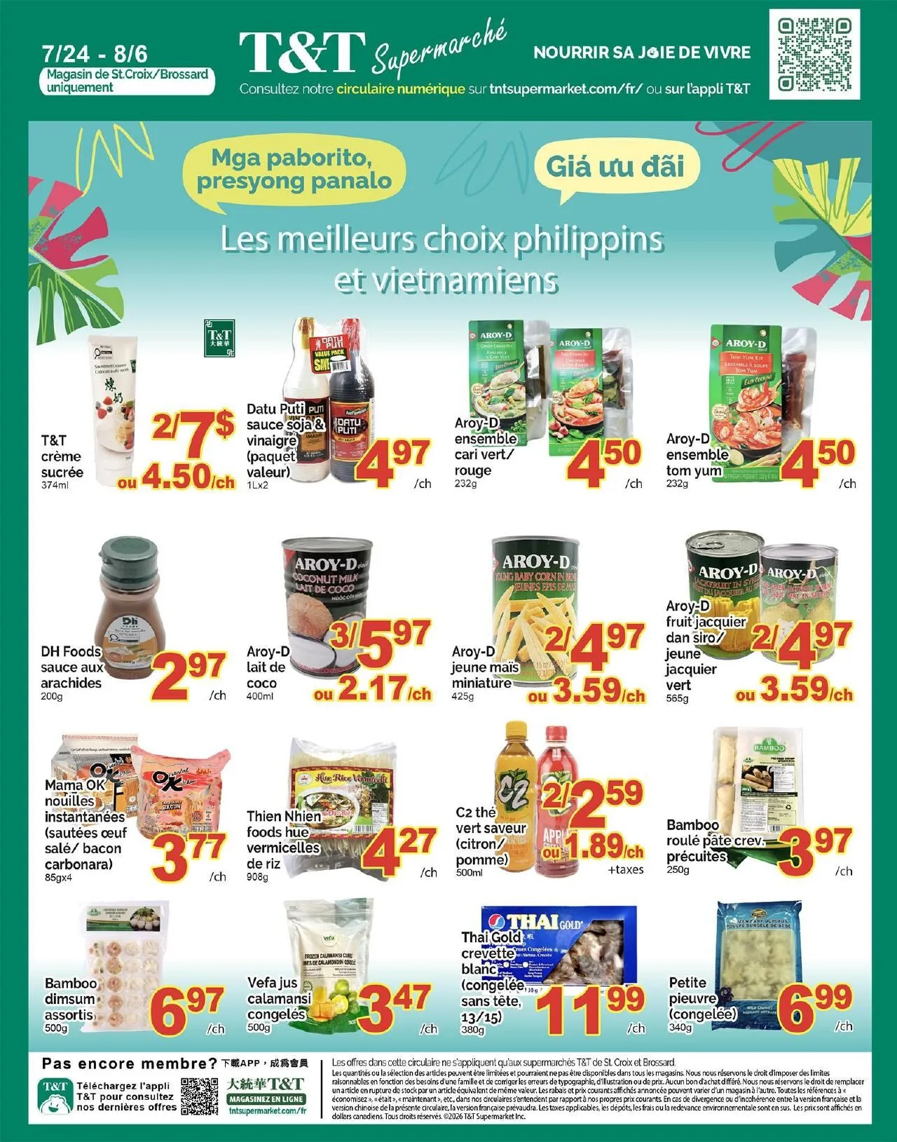 Page 5 de la Circulaire Supermarché T&T du 24 au 30 juillet 2026