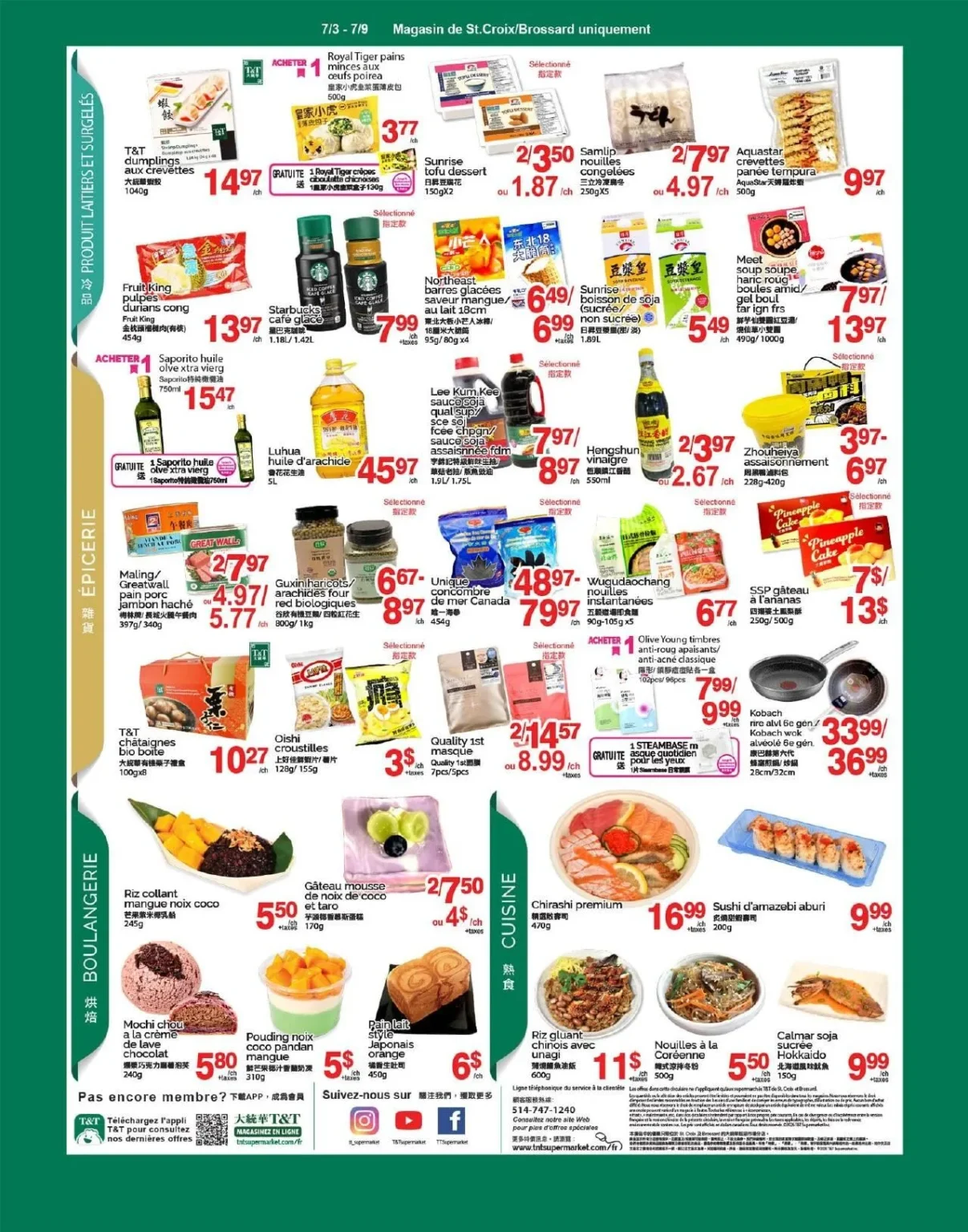 Page 3 de la circulaire Supermarché T&T 3 juill. au 9 juill.