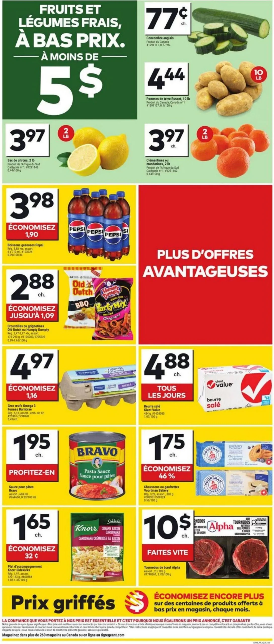 Page 2 de la Circulaire Tigre Géant du 17 au 23 juin 2026