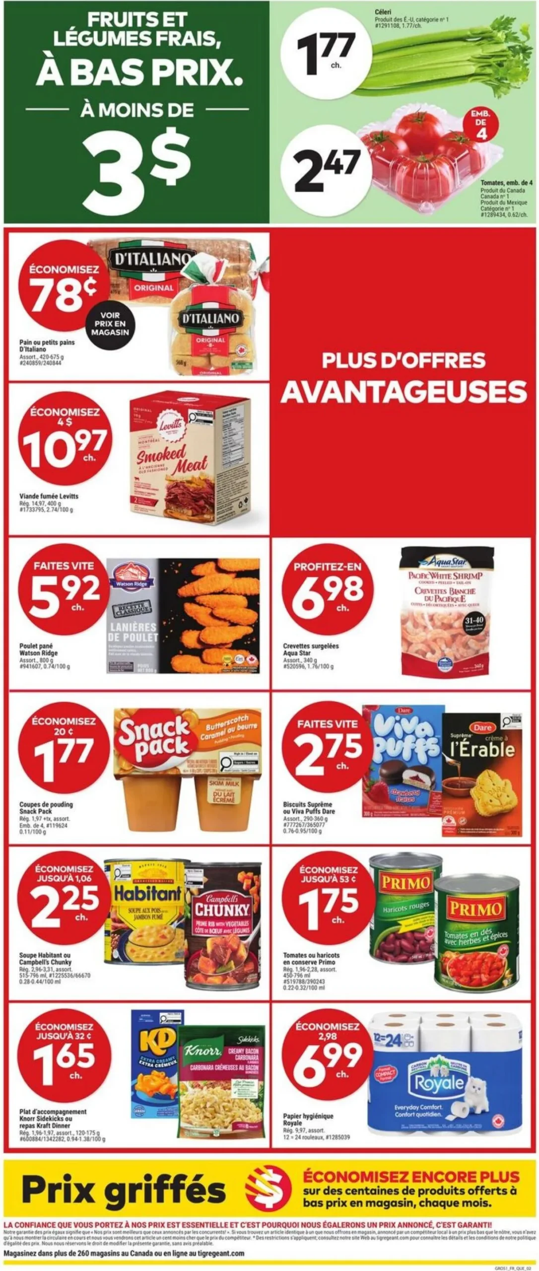 Page 2 de la Circulaire Tigre Géant du 22 au 28 juillet 2026