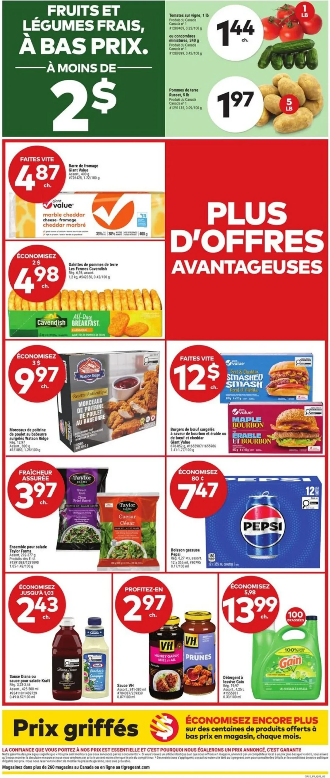 Page 2 de la Circulaire Tigre Géant du 29 juillet au 4 août 2026