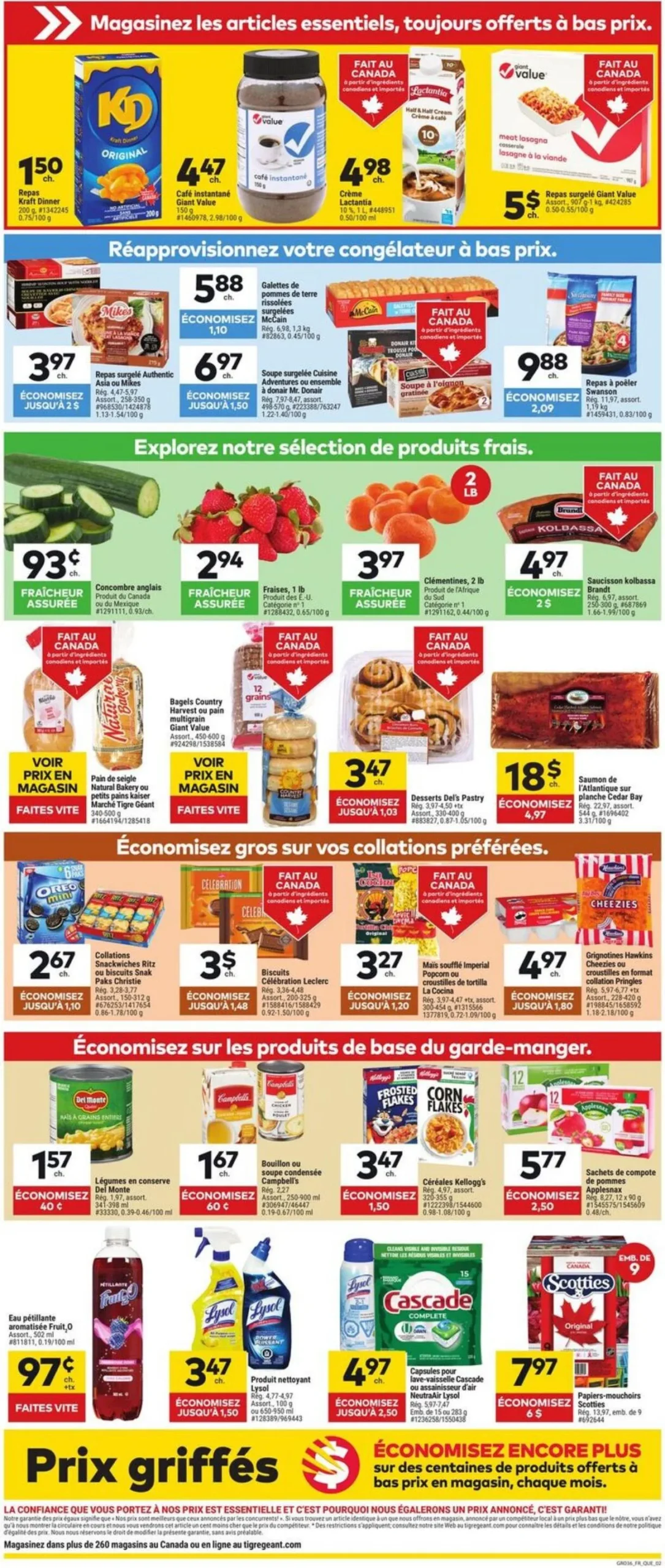 Page 2 de la Circulaire Tigre Géant du 8 au 14 avril 2026