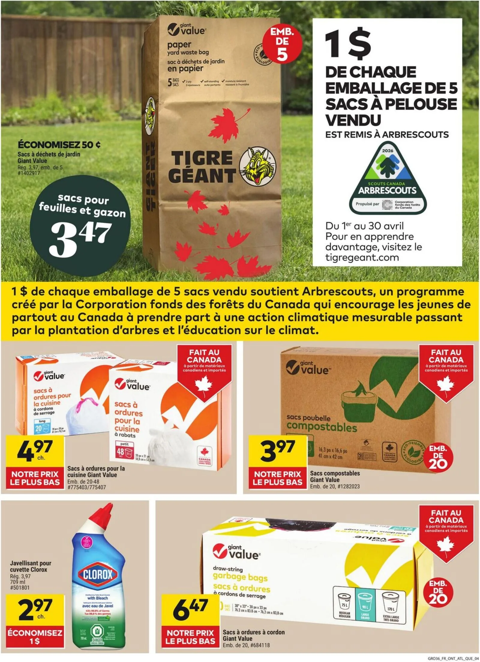 Page 4 de la Circulaire Tigre Géant du 8 au 14 avril 2026