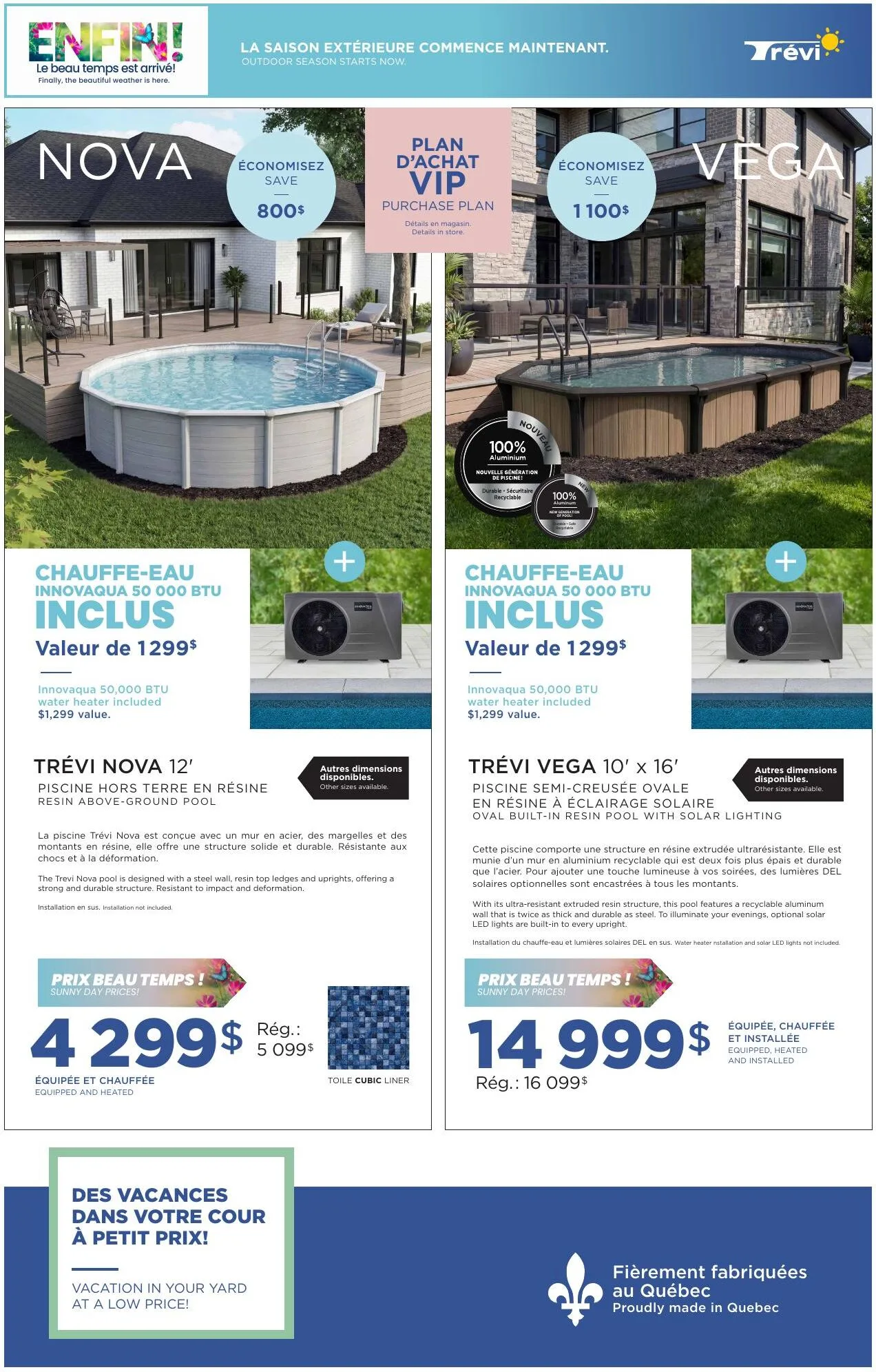 Page 5 de la Circulaire Trevi Piscines Spas Mobilier du 9 avril au 3 mai 2026
