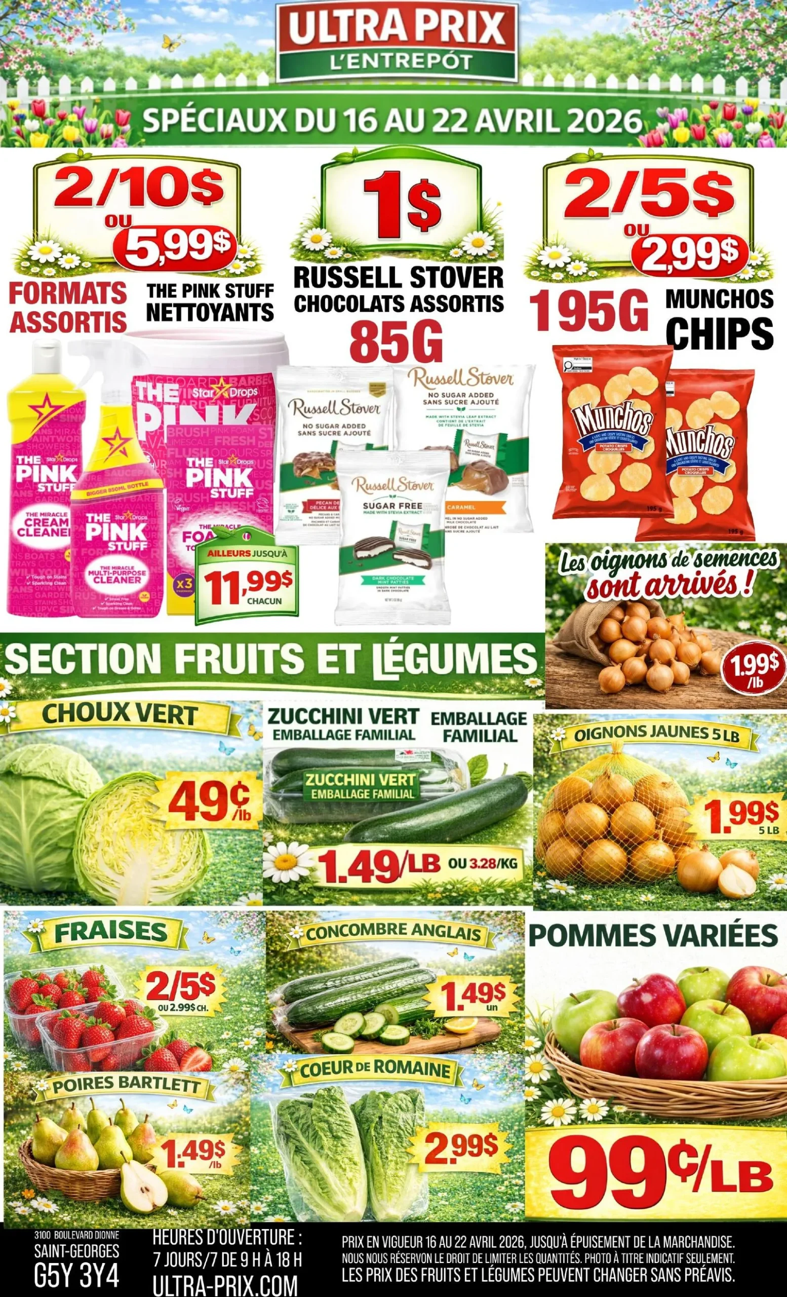 Page 2 de la Circulaire Ultra Prix L&rsquo;Entrepôt du 16 au 22 avril 2026