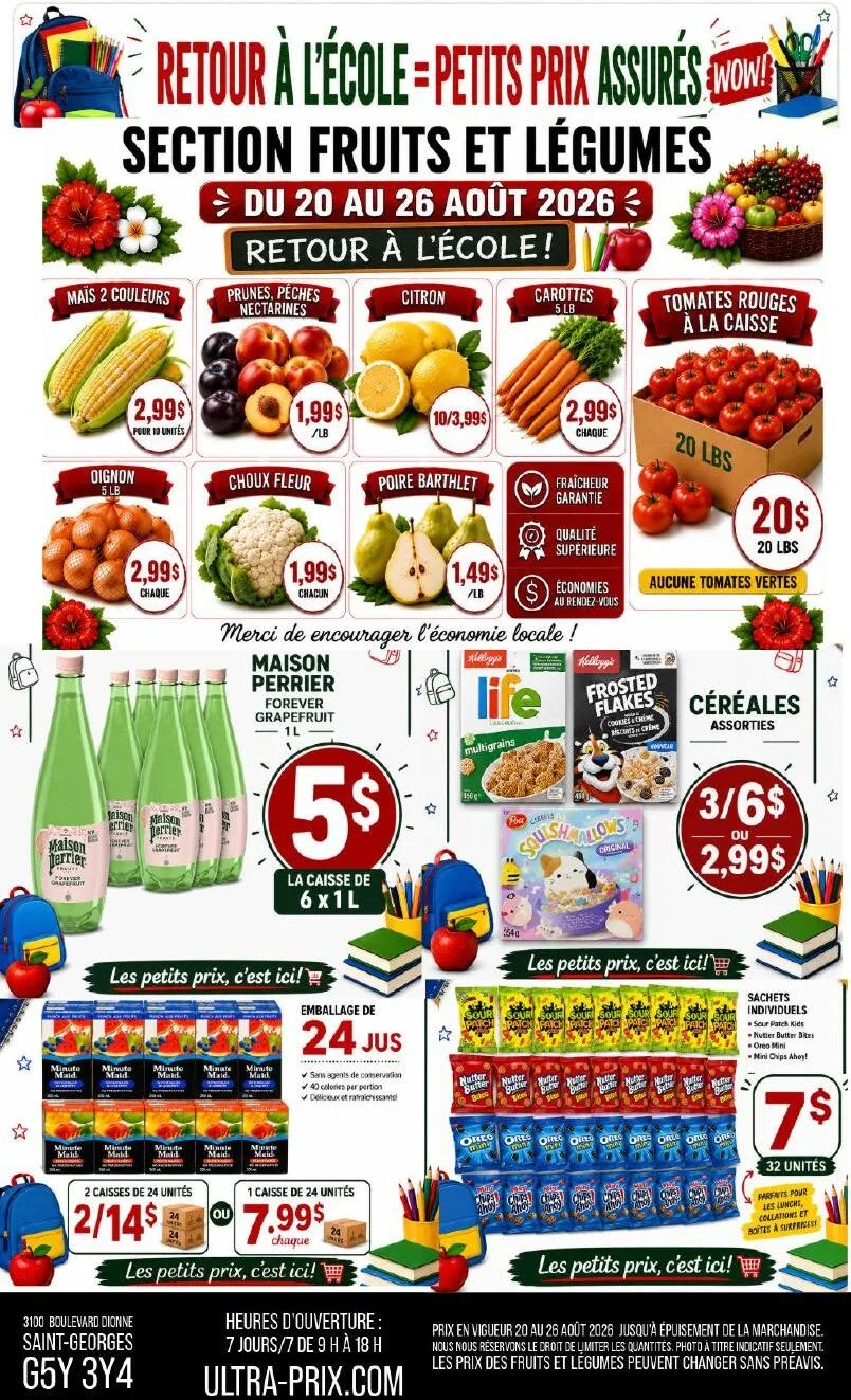 Page 2 de la Circulaire Ultra Prix L&rsquo;Entrepôt du 20 au 26 août 2026