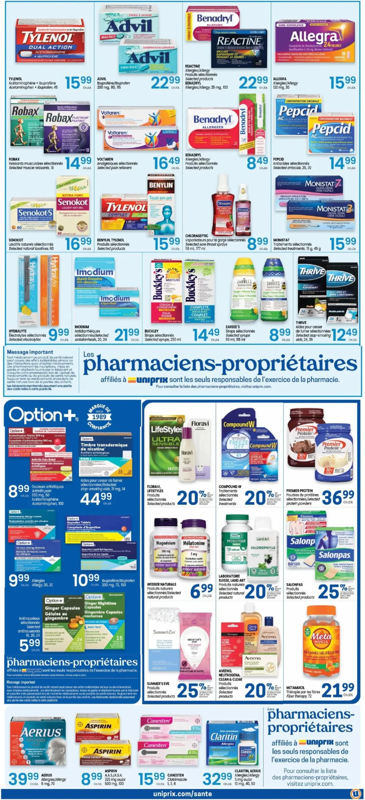 Page 3 de la Circulaire Uniprix du 10 au 16 septembre 2026