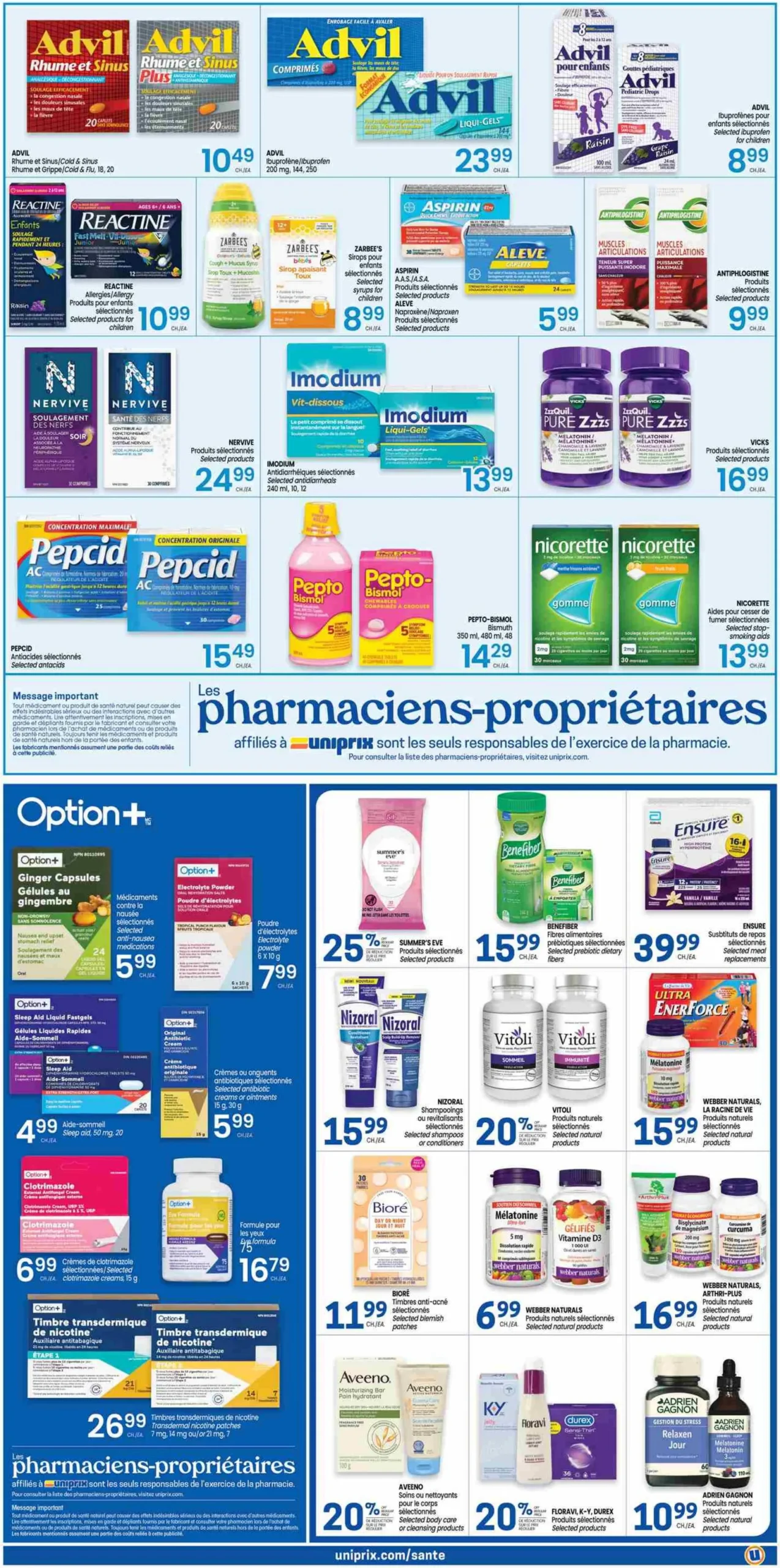 Page 4 de la Circulaire Uniprix du 14 au 20 mai 2026