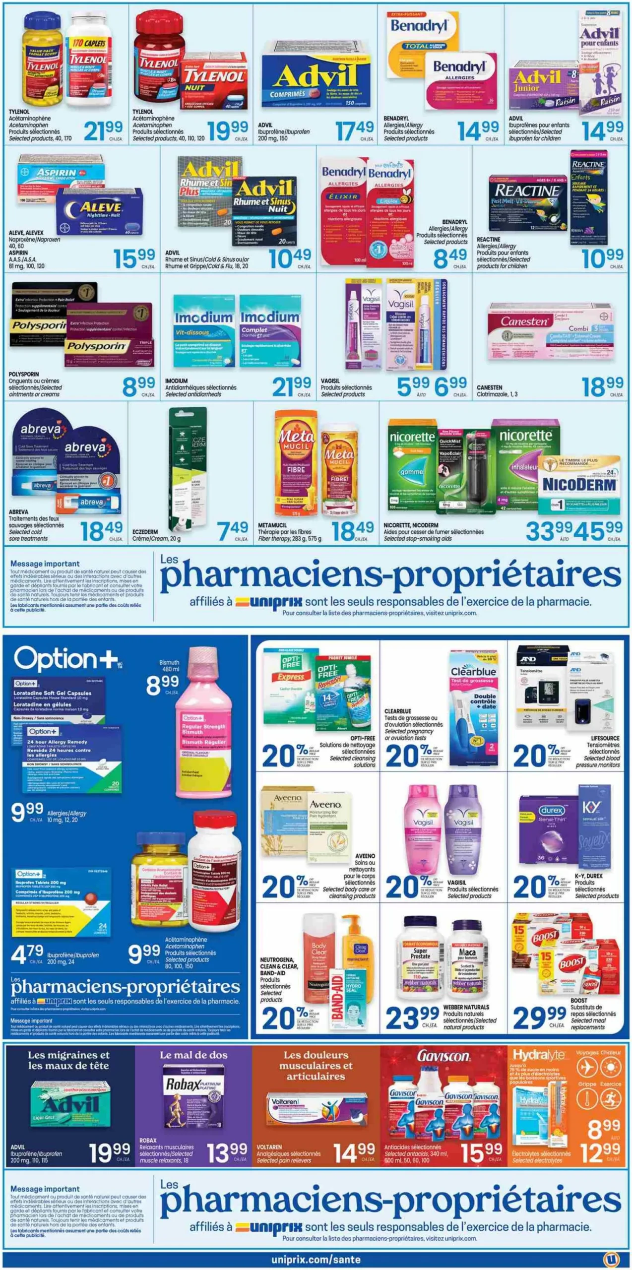 Page 3 de la Circulaire Uniprix du 18 au 24 juin 2026