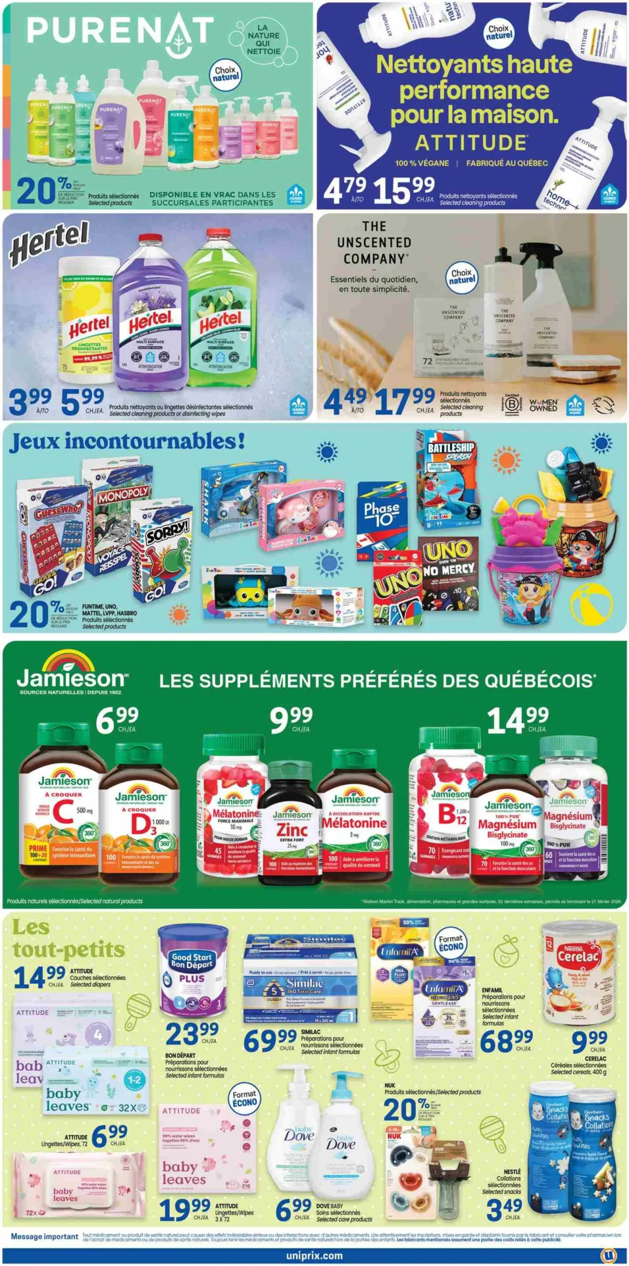 Page 6 de la Circulaire Uniprix du 2 au 8 juillet 2026