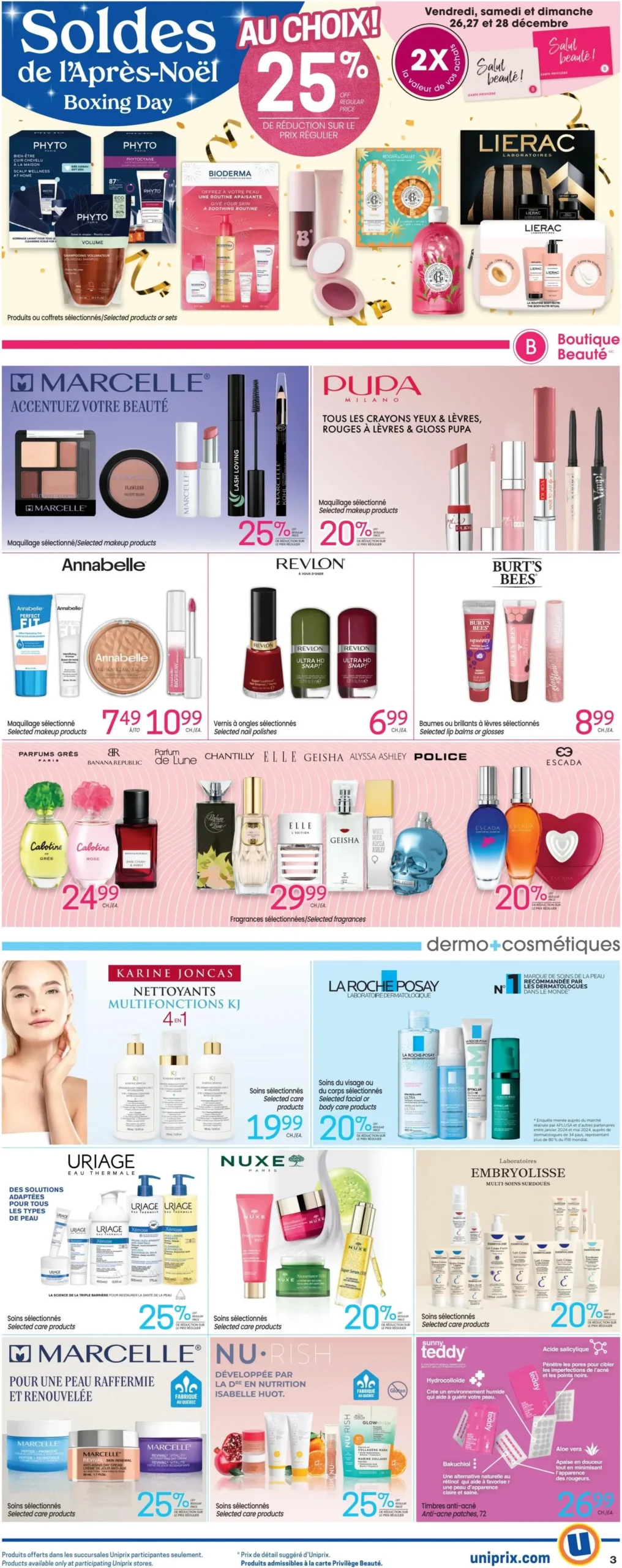 Page 5 de la Circulaire Uniprix du 25 au 31 décembre 2025
