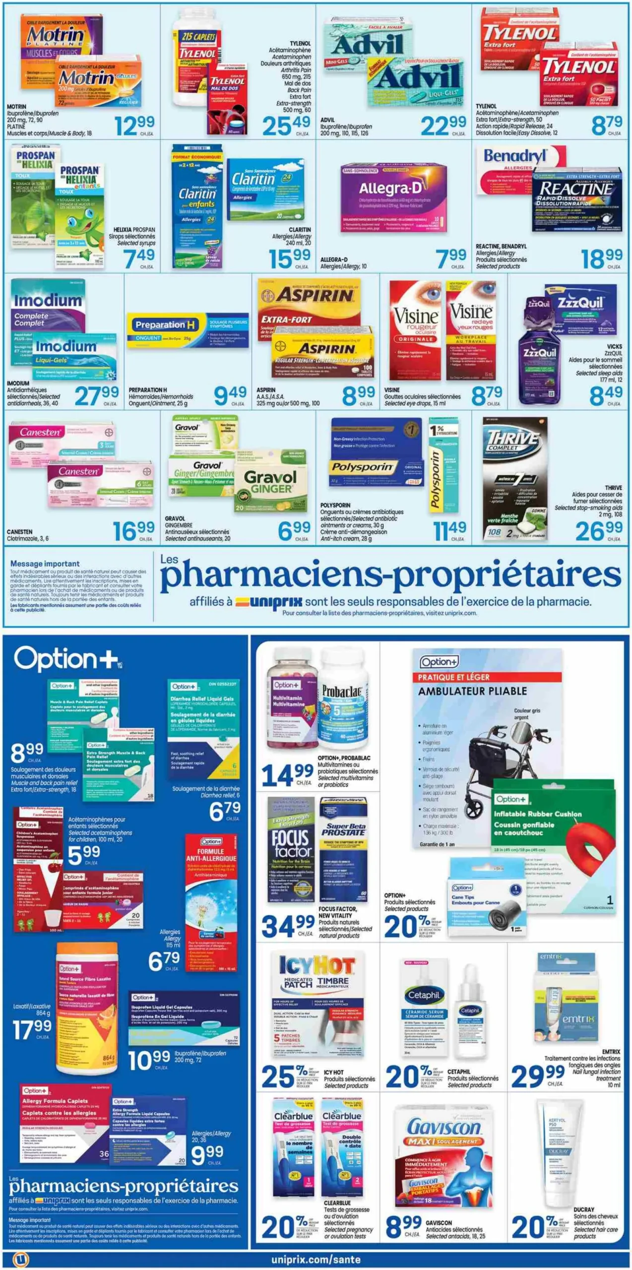 Page 4 de la Circulaire Uniprix du 7 au 13 mai 2026