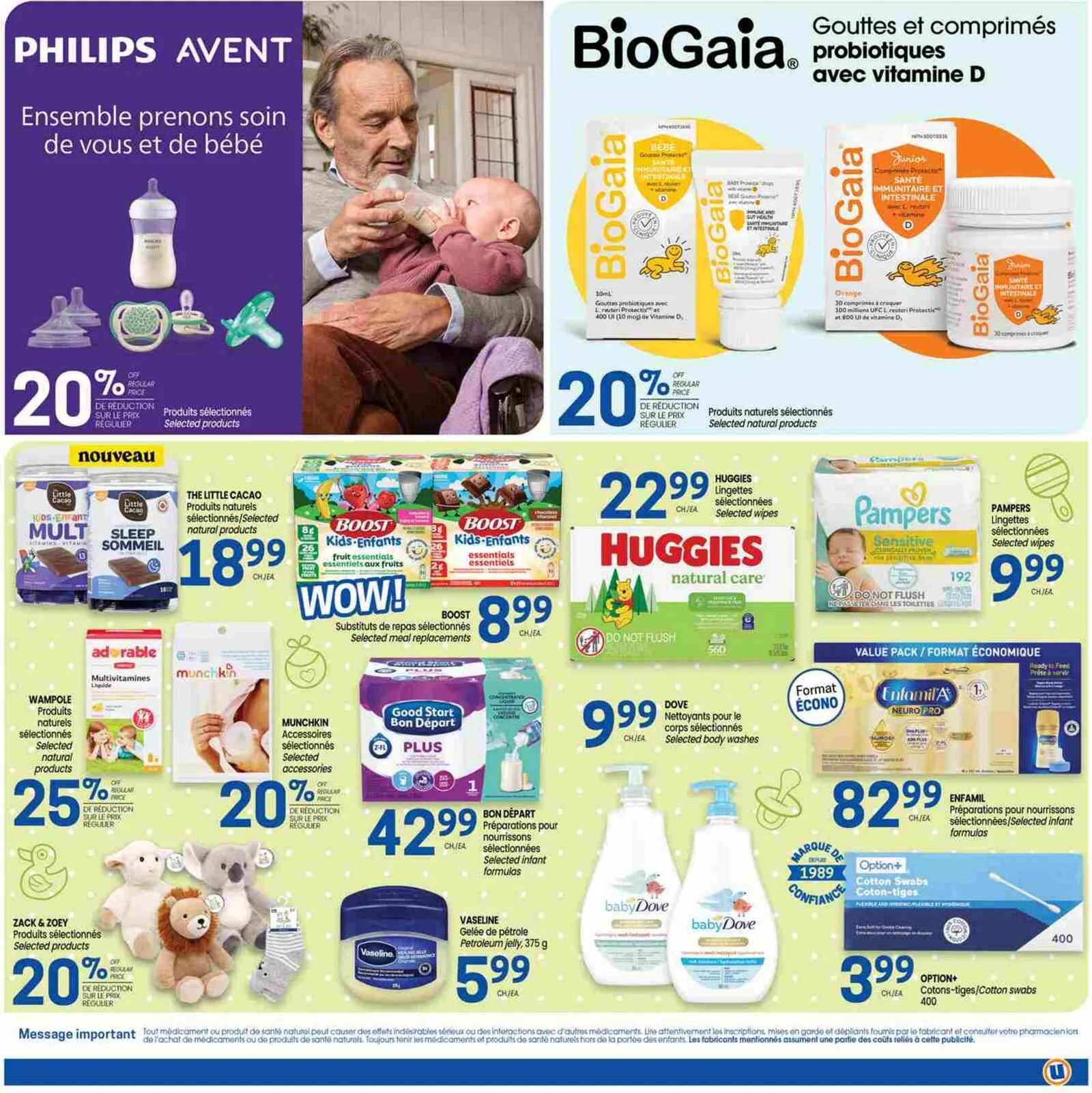 Page 8 de la Circulaire Uniprix du 9 au 15 juillet 2026
