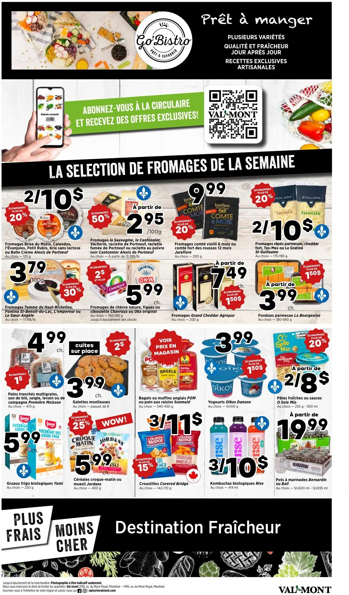 Page 3 de la Circulaire Val-Mont du 10 au 16 septembre 2026