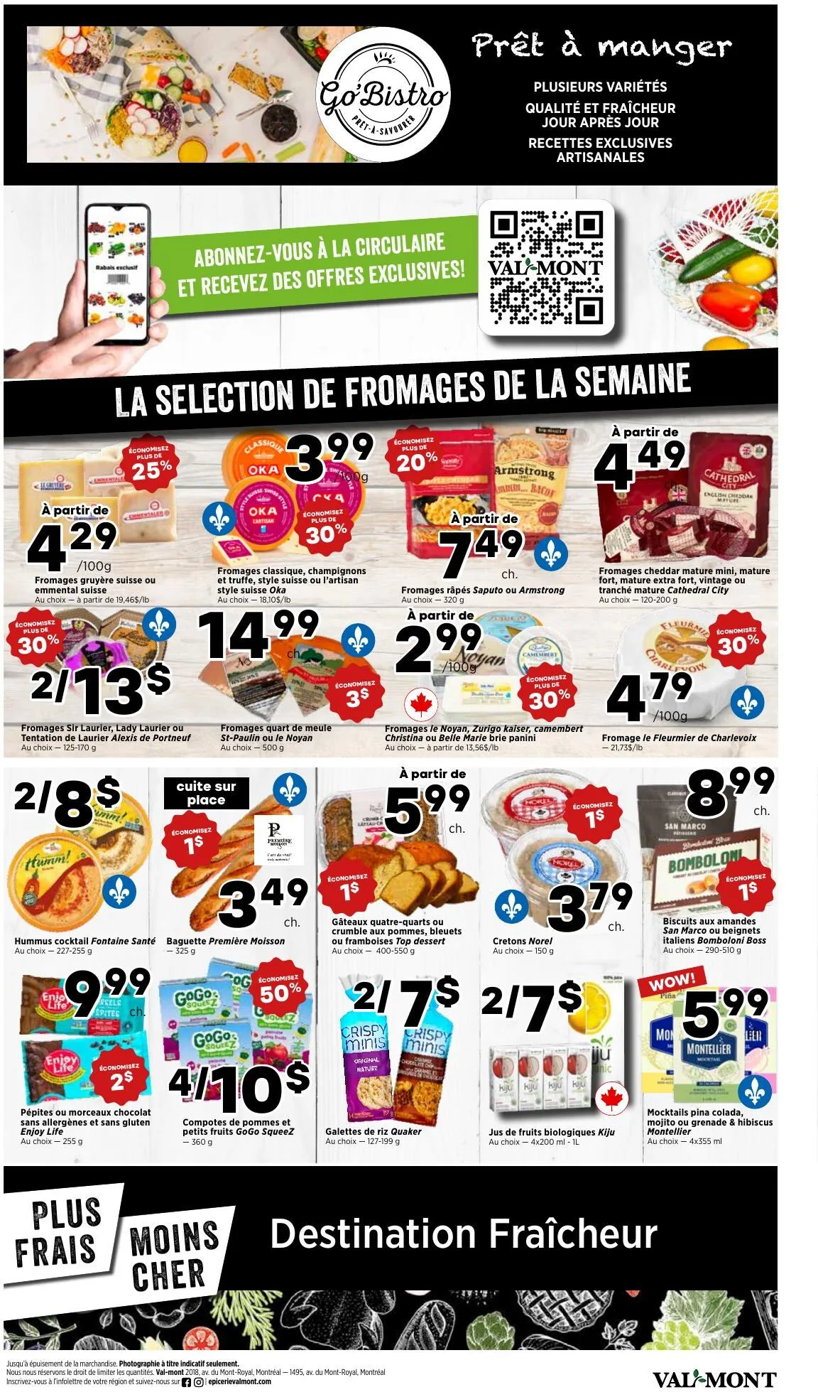 Page 3 de la Circulaire Val-Mont du 17 au 23 septembre 2026