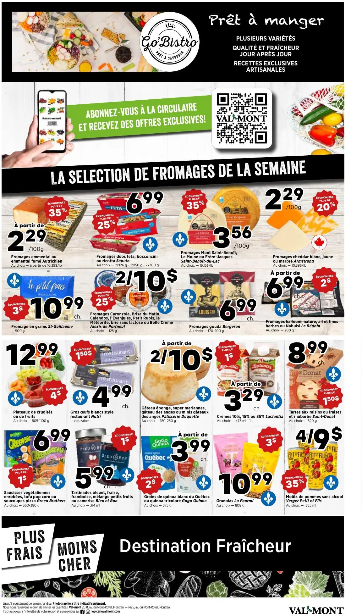 Page 3 de la Circulaire Val-Mont du 18 au 24 juin 2026