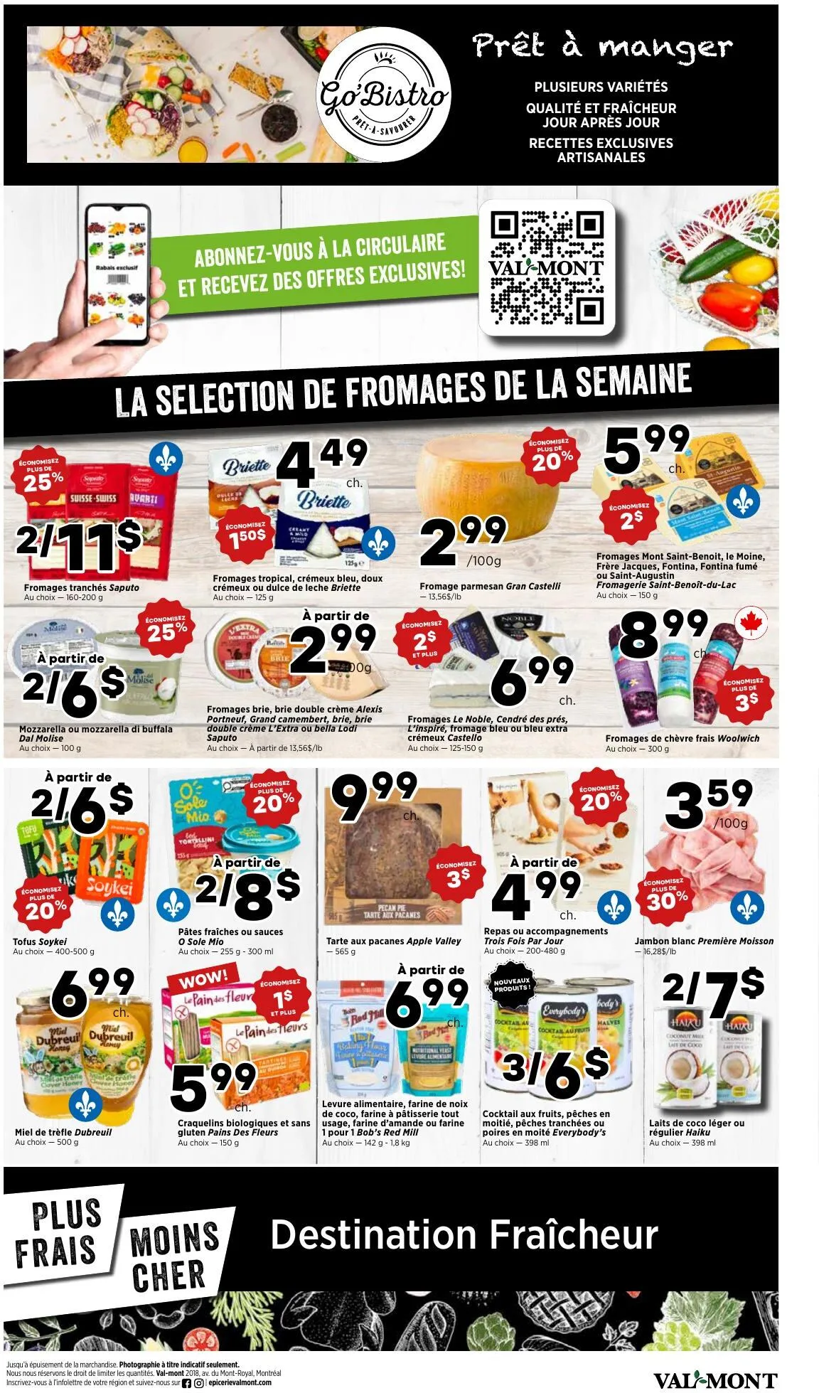 Page 3 de la Circulaire Val-Mont du 24 au 30 septembre 2026