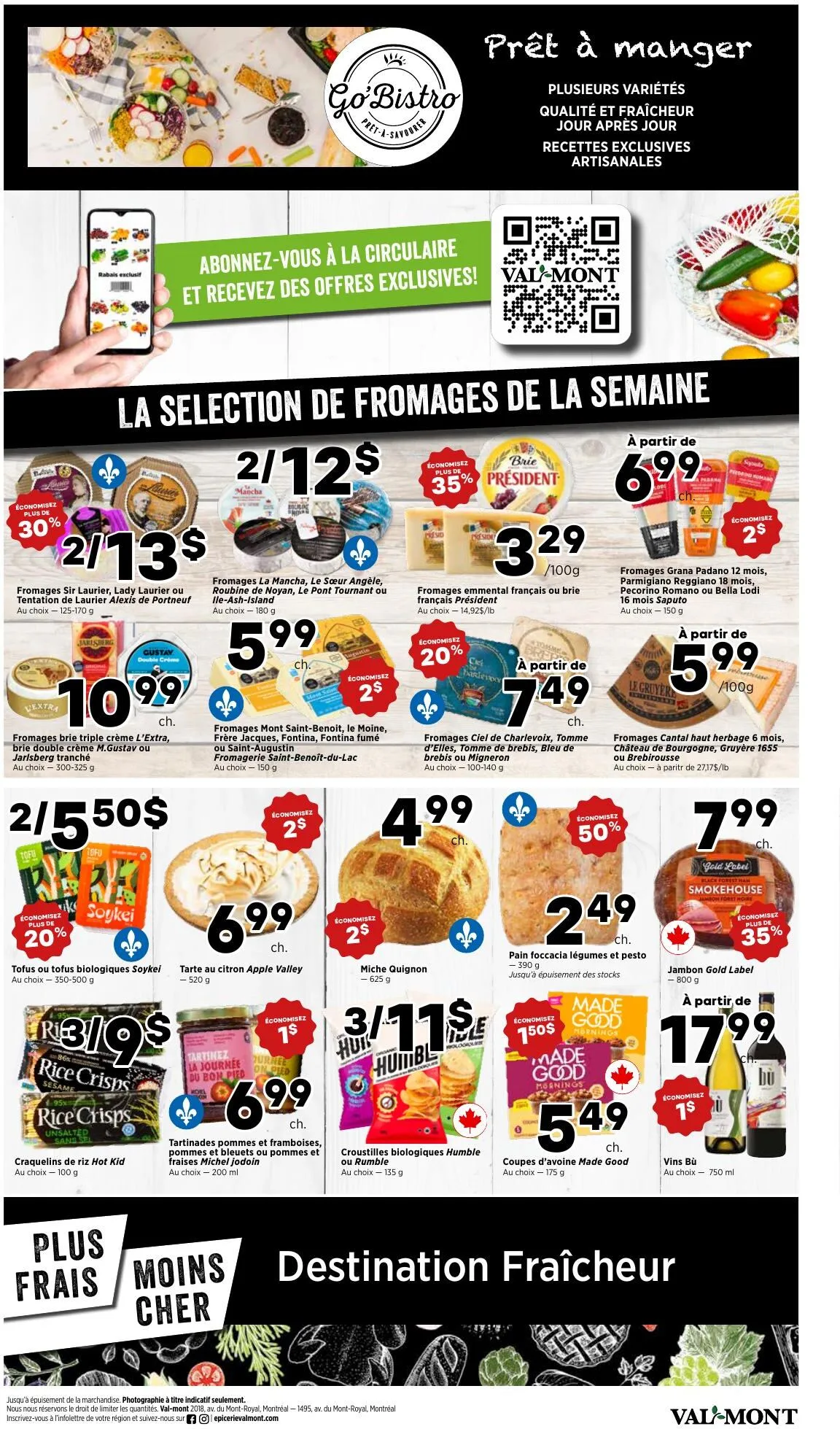 Page 3 de la Circulaire Val-Mont du 25 juin au 1 juillet 2026