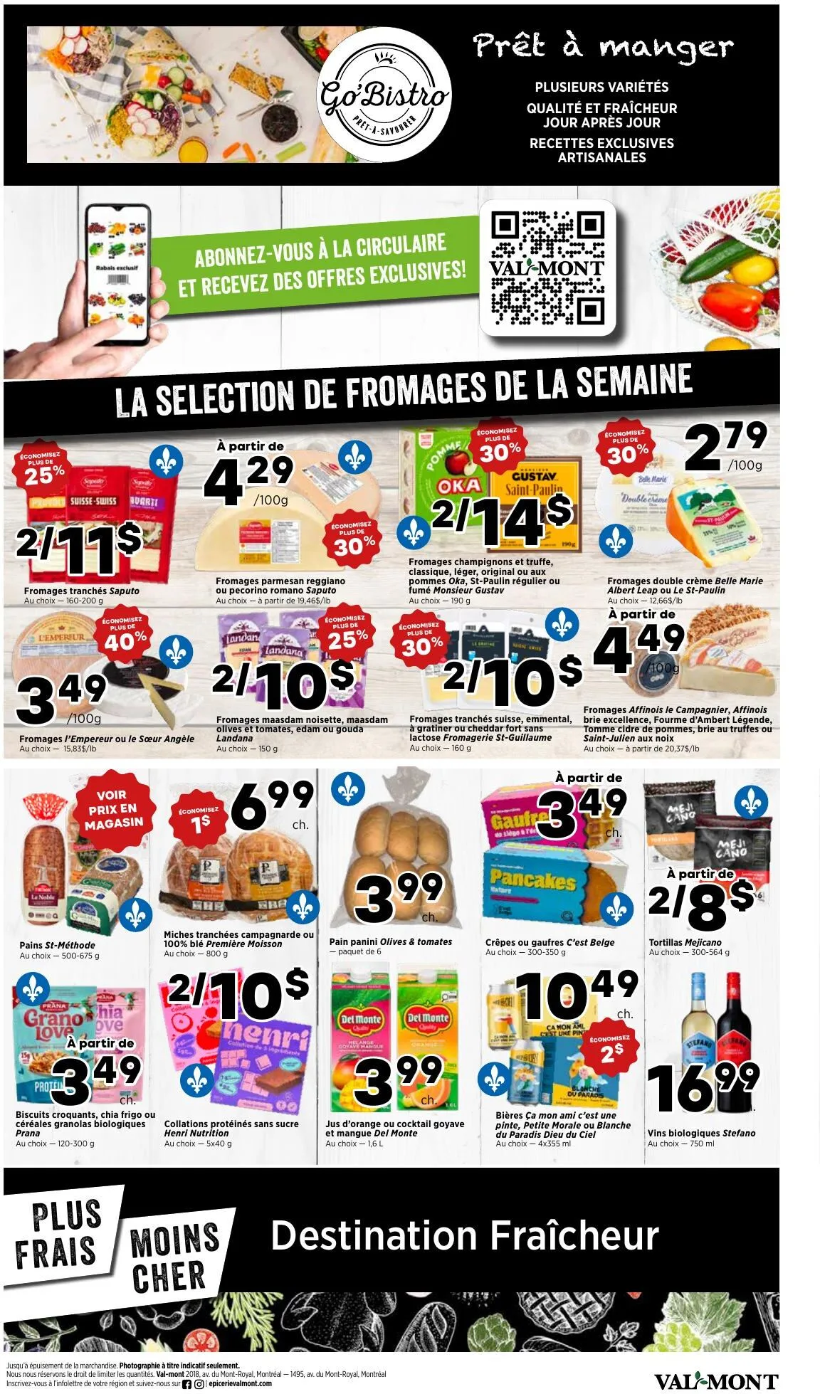 Page 3 de la Circulaire Val-Mont du 27 août au 2 septembre 2026