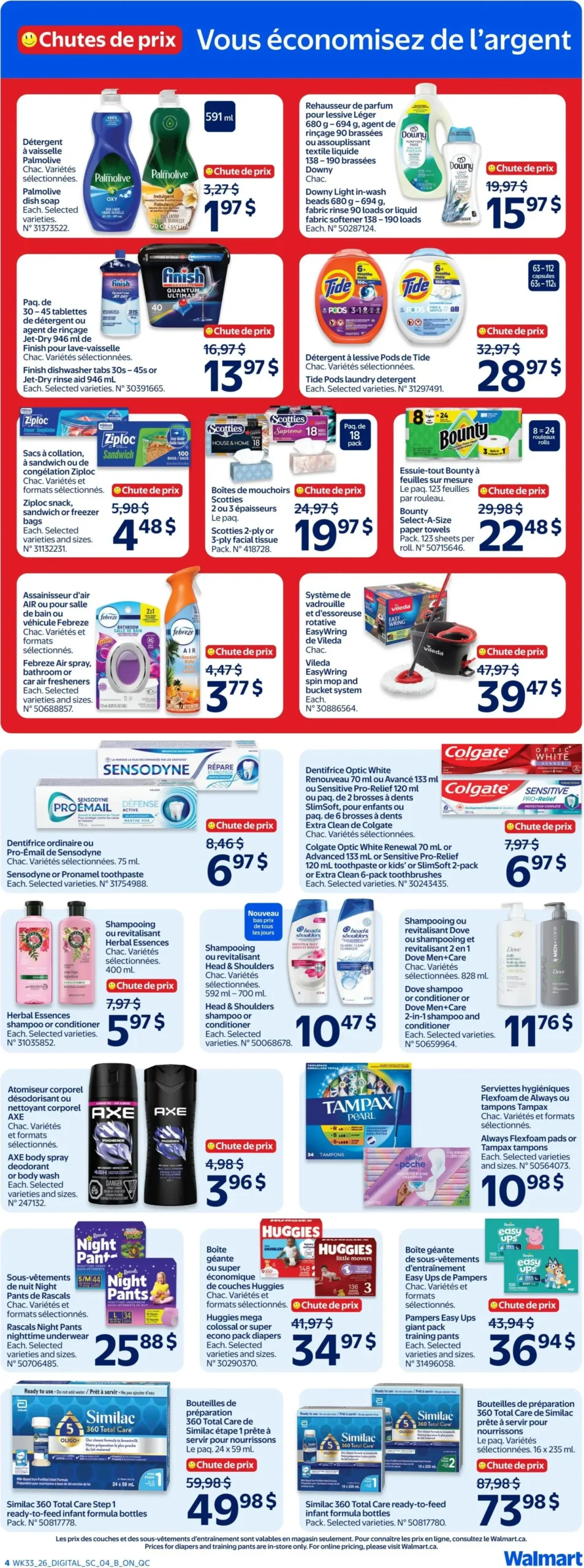 Page 4 de la Circulaire Walmart du 10 au 16 septembre 2026