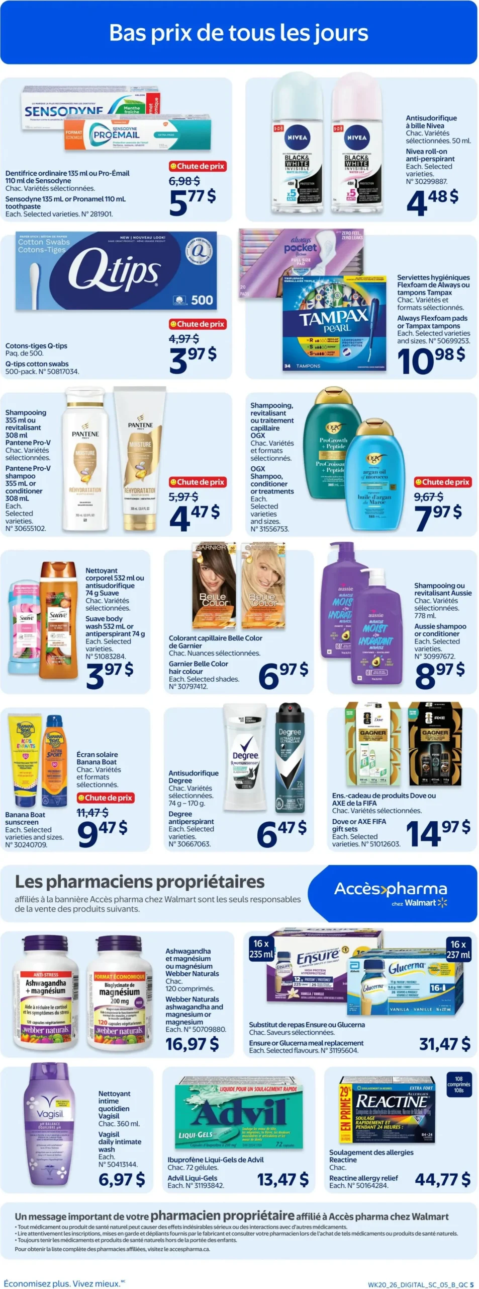 Page 5 de la Circulaire Walmart du 11 au 17 juin 2026