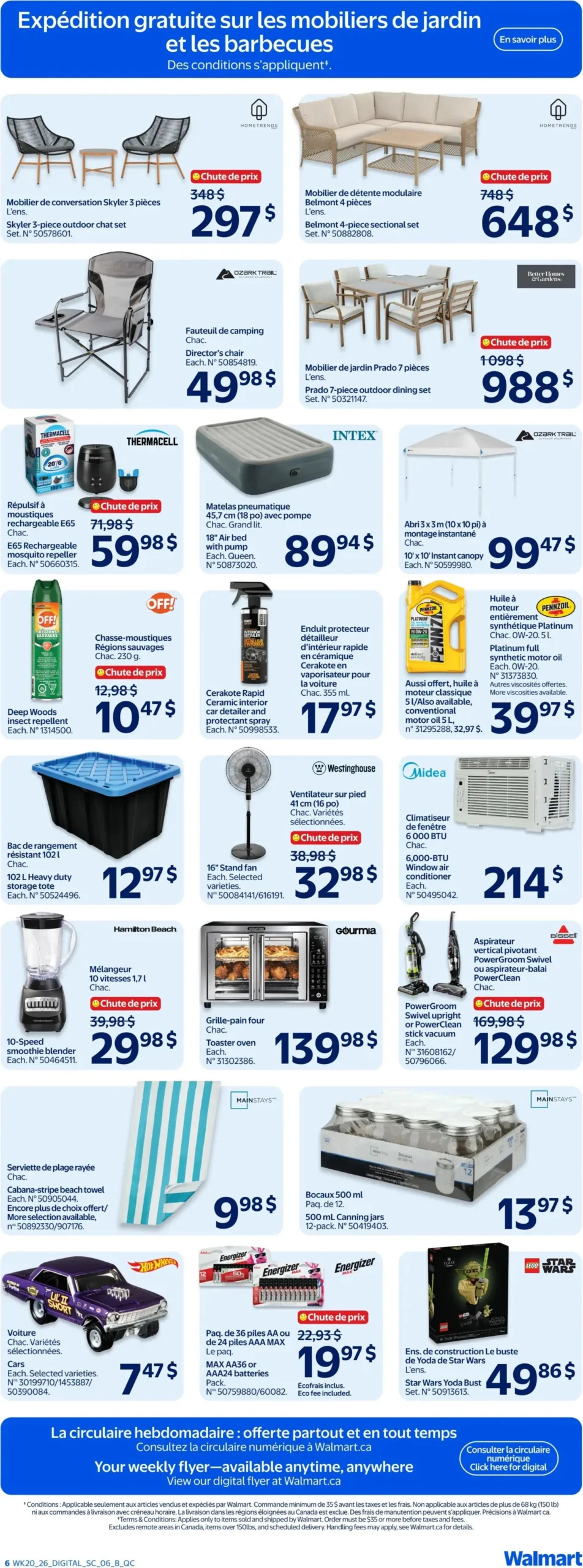 Page 6 de la Circulaire Walmart du 11 au 17 juin 2026