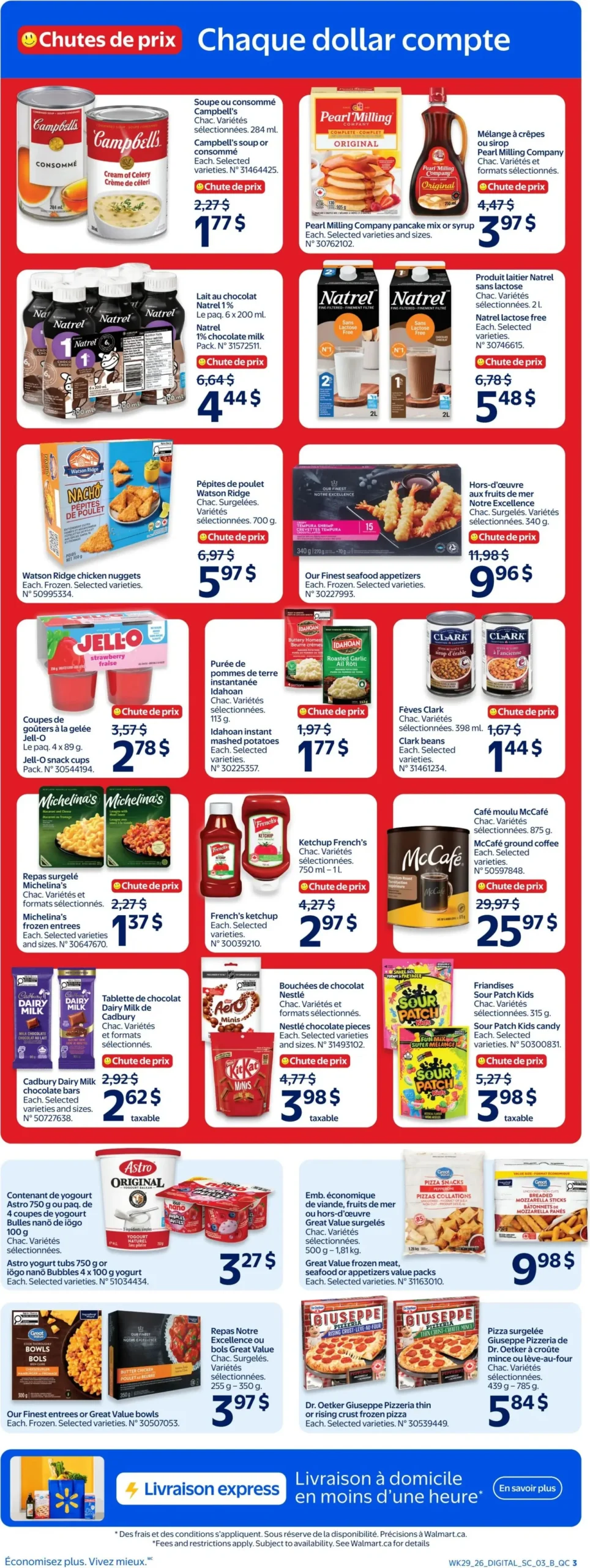 Page 3 de la Circulaire Walmart du 13 au 19 août 2026