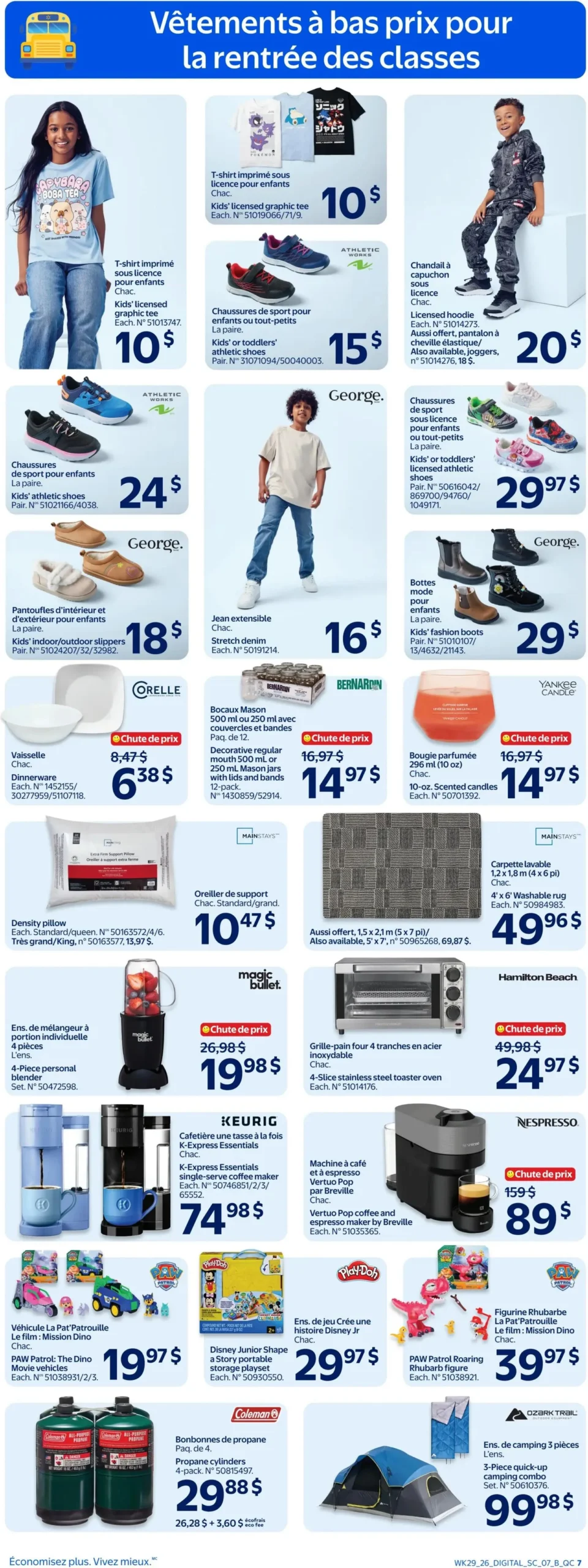 Page 7 de la Circulaire Walmart du 13 au 19 août 2026