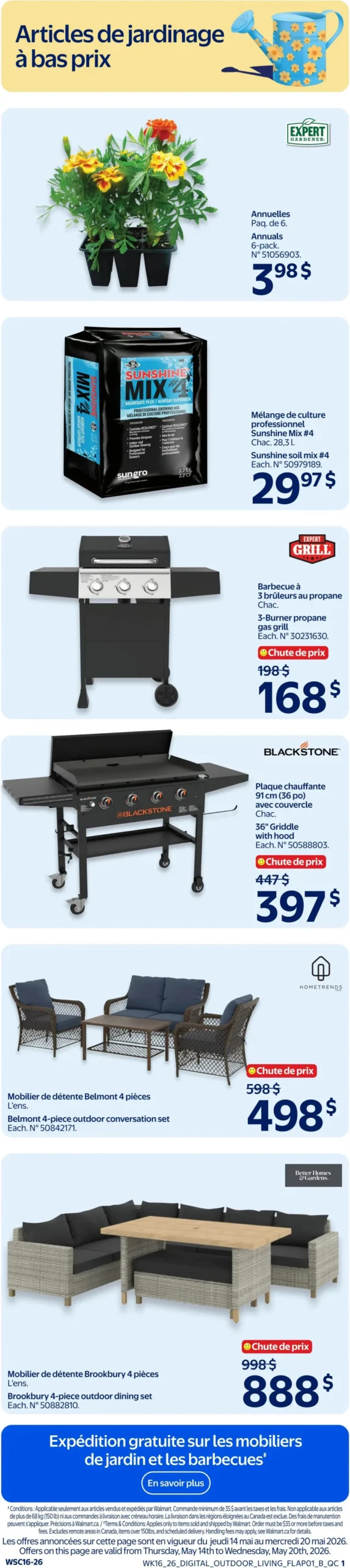 Page 2 de la Circulaire Walmart du 14 au 20 mai 2026