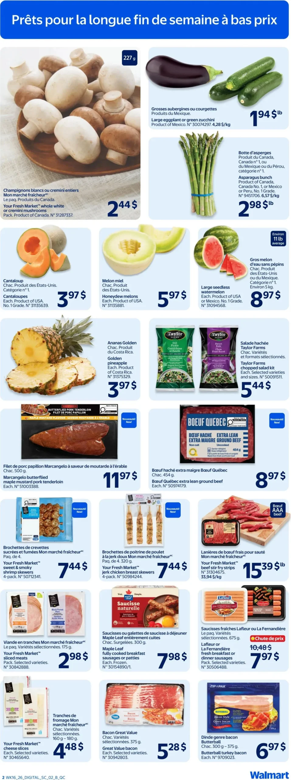 Page 4 de la Circulaire Walmart du 14 au 20 mai 2026