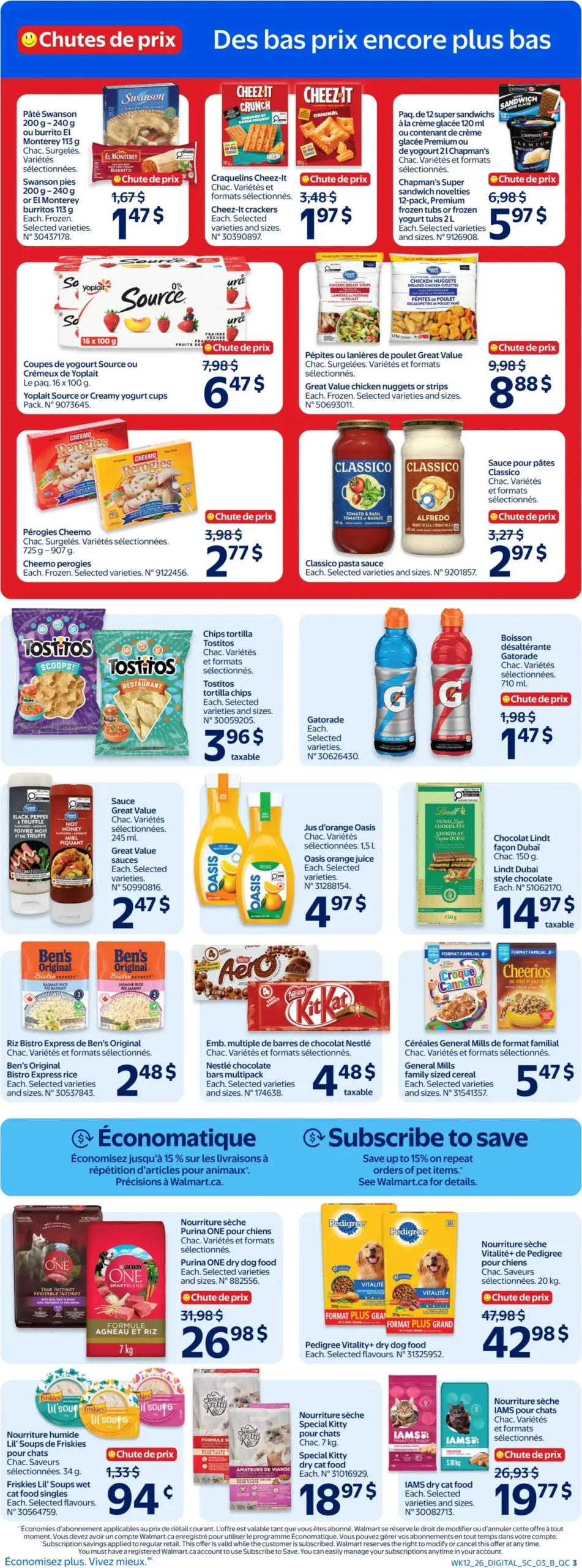 Page 3 de la Circulaire Walmart du 16 au 22 avril 2026