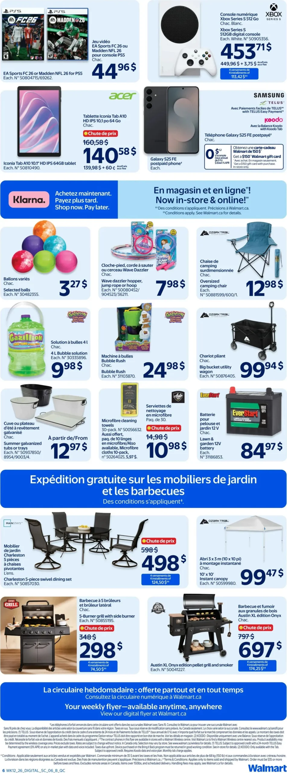 Page 6 de la Circulaire Walmart du 16 au 22 avril 2026