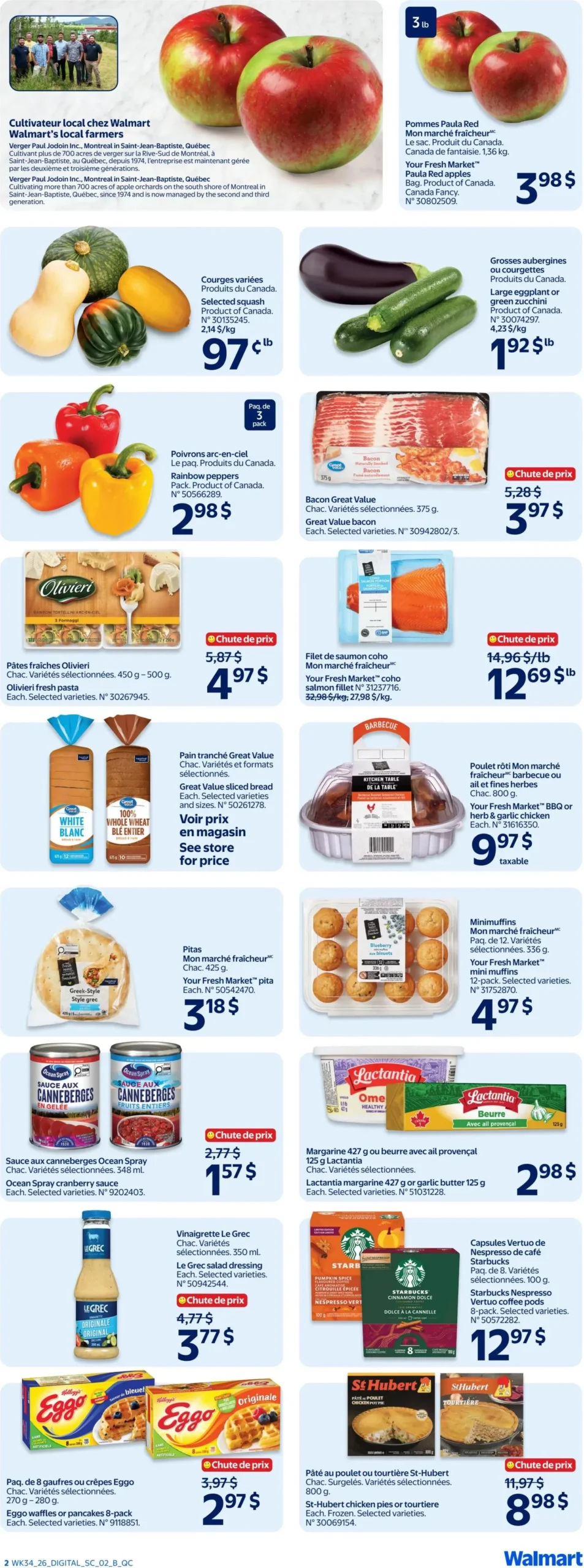 Page 2 de la Circulaire Walmart du 17 au 23 septembre 2026