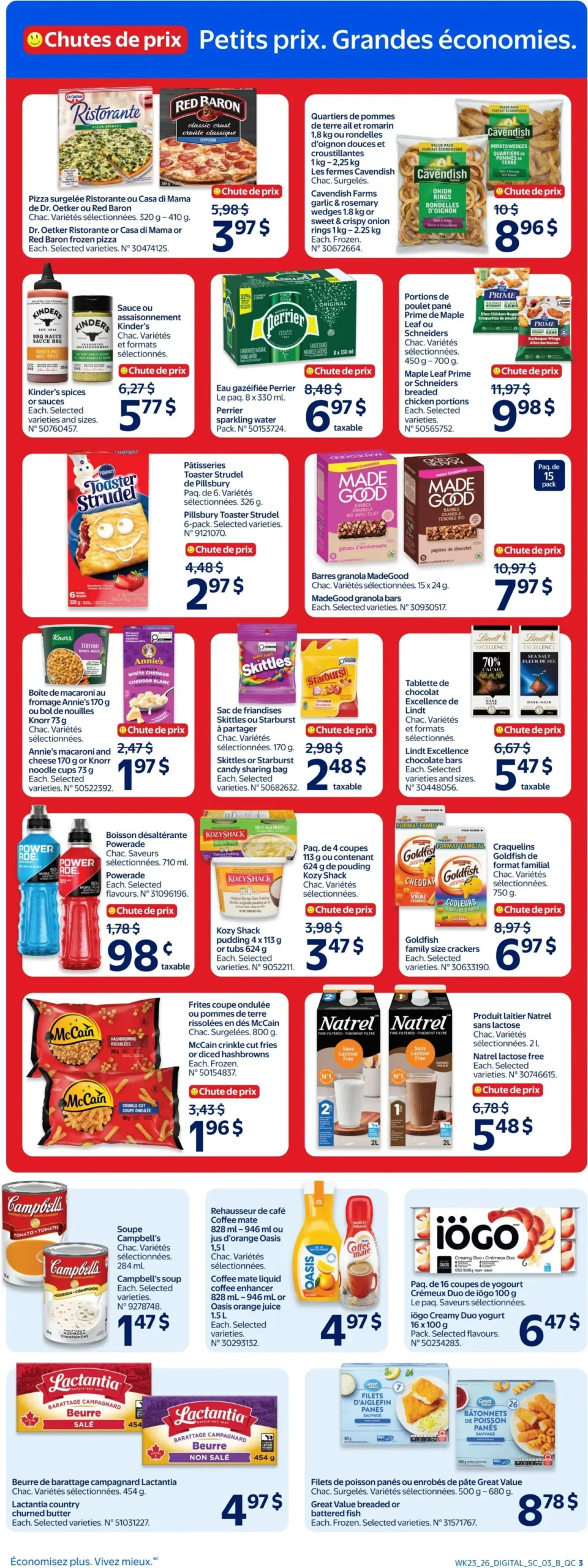 Page 3 de la Circulaire Walmart du 2 au 8 juillet 2026