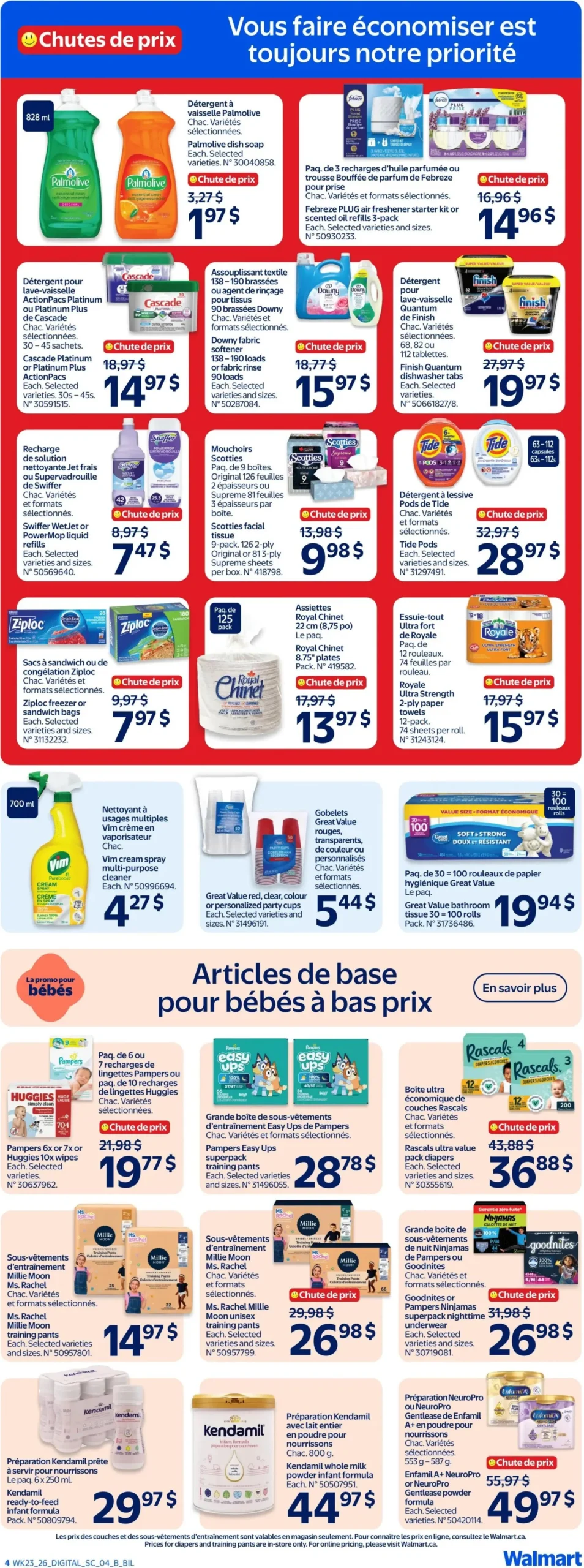 Page 4 de la Circulaire Walmart du 2 au 8 juillet 2026