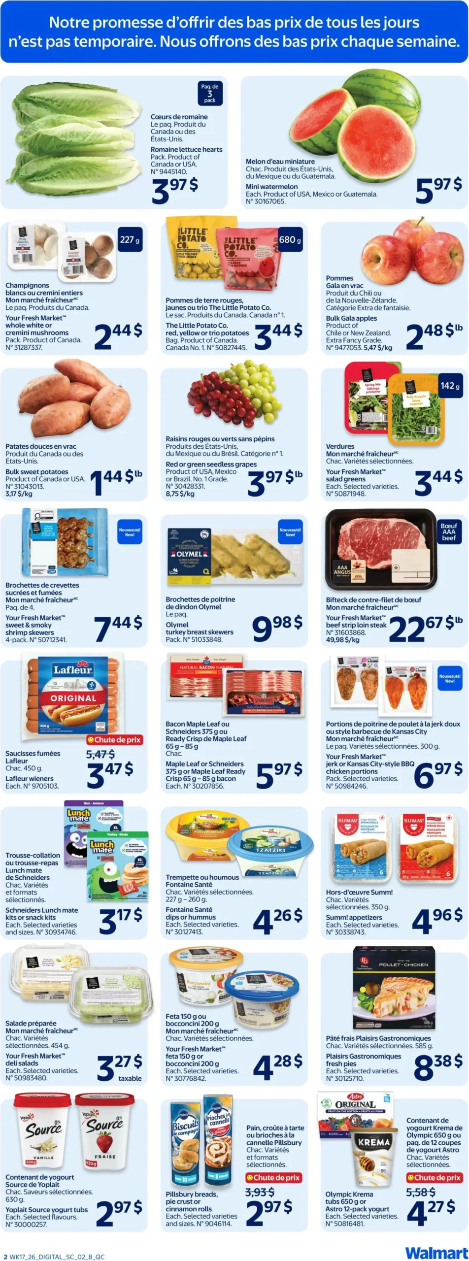 Page 2 de la Circulaire Walmart du 21 au 27 mai 2026