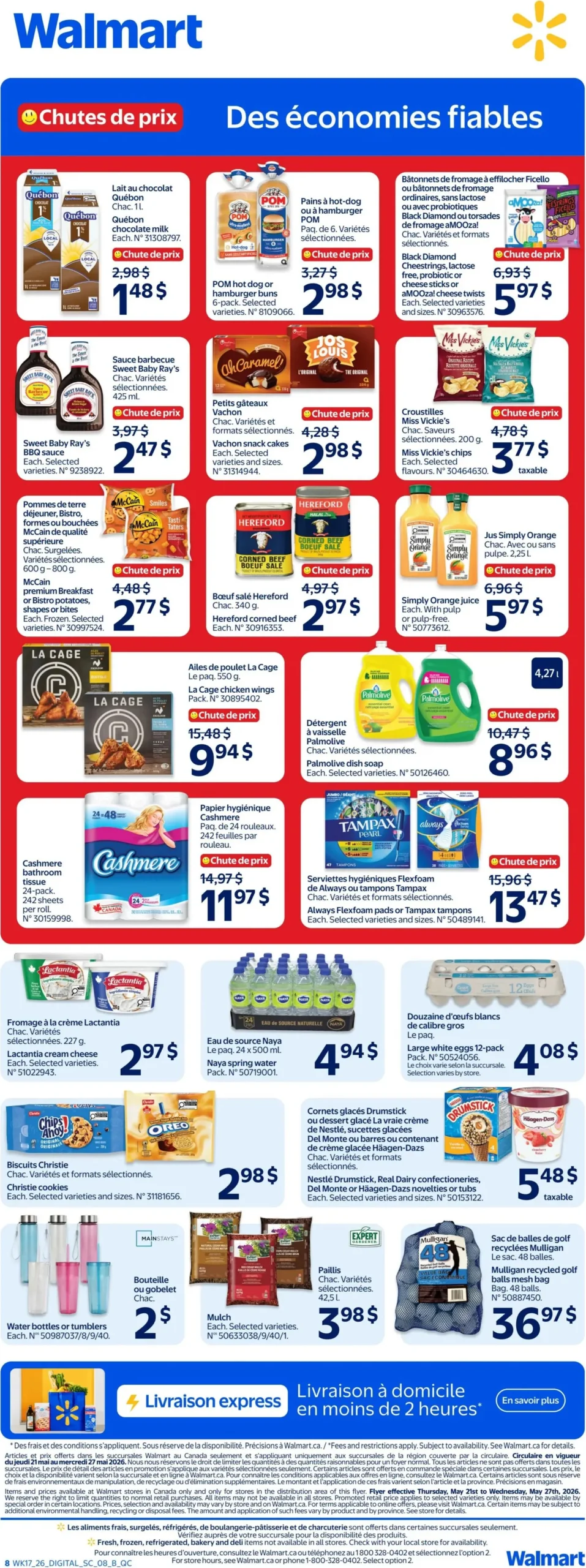 Page 8 de la Circulaire Walmart du 21 au 27 mai 2026