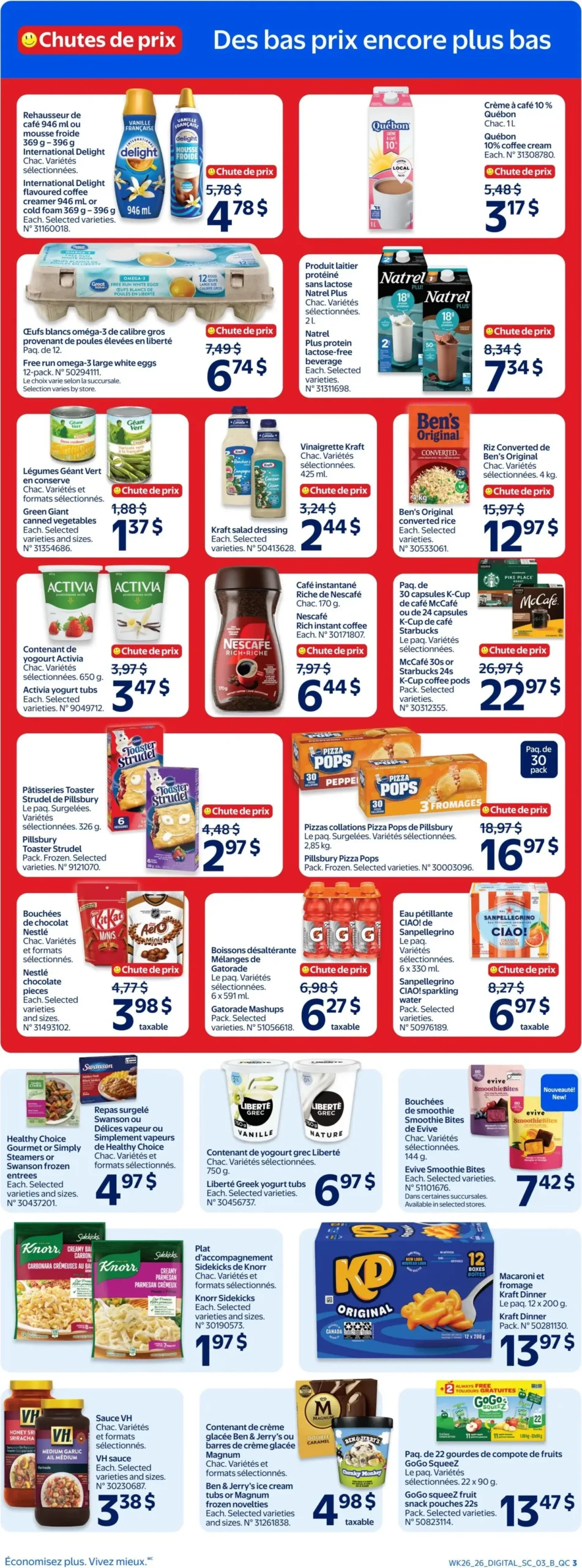 Page 3 de la Circulaire Walmart du 23 au 29 juillet 2026